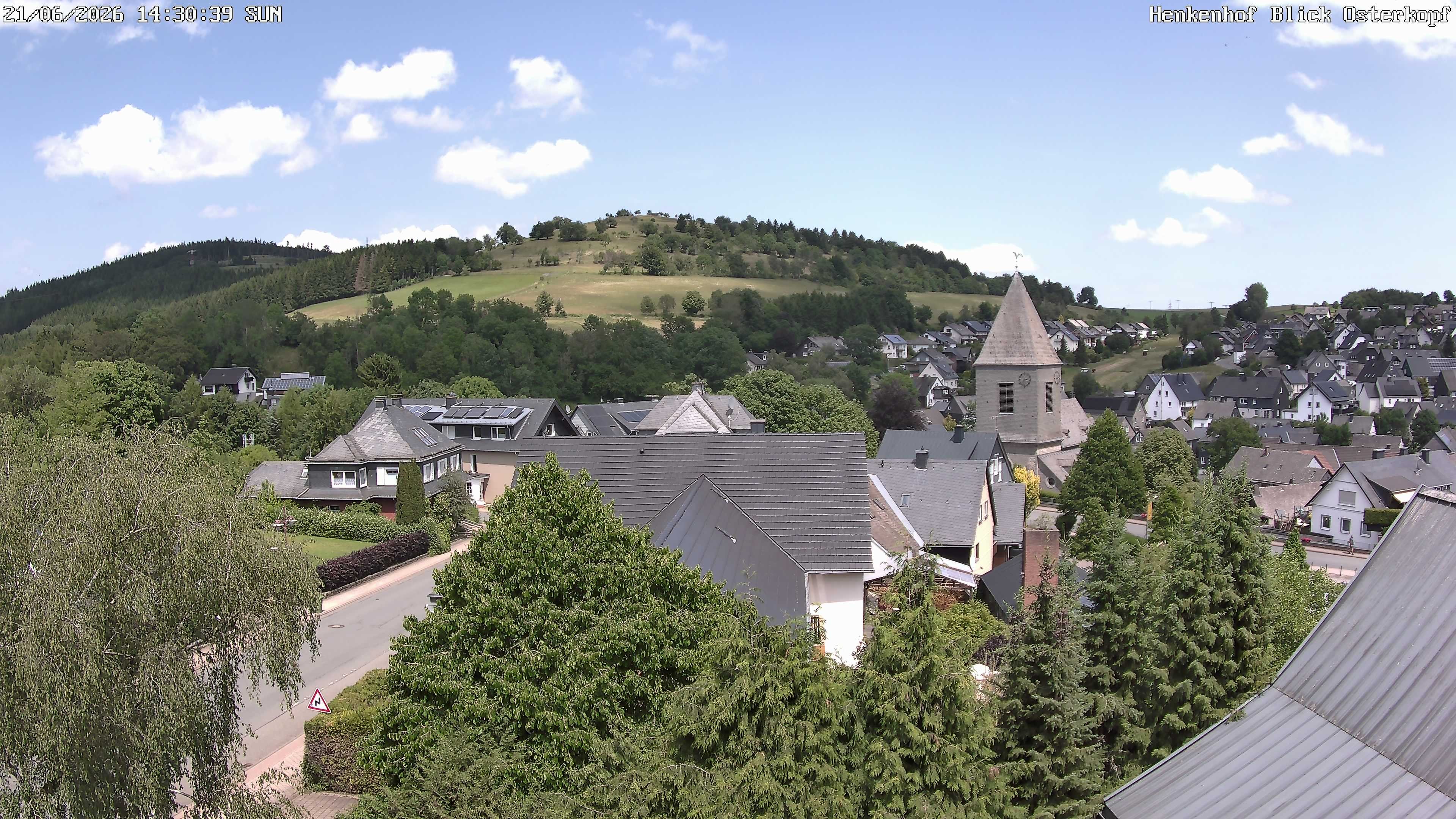 Archiv Foto Webcam Ortsmitte Usseln
