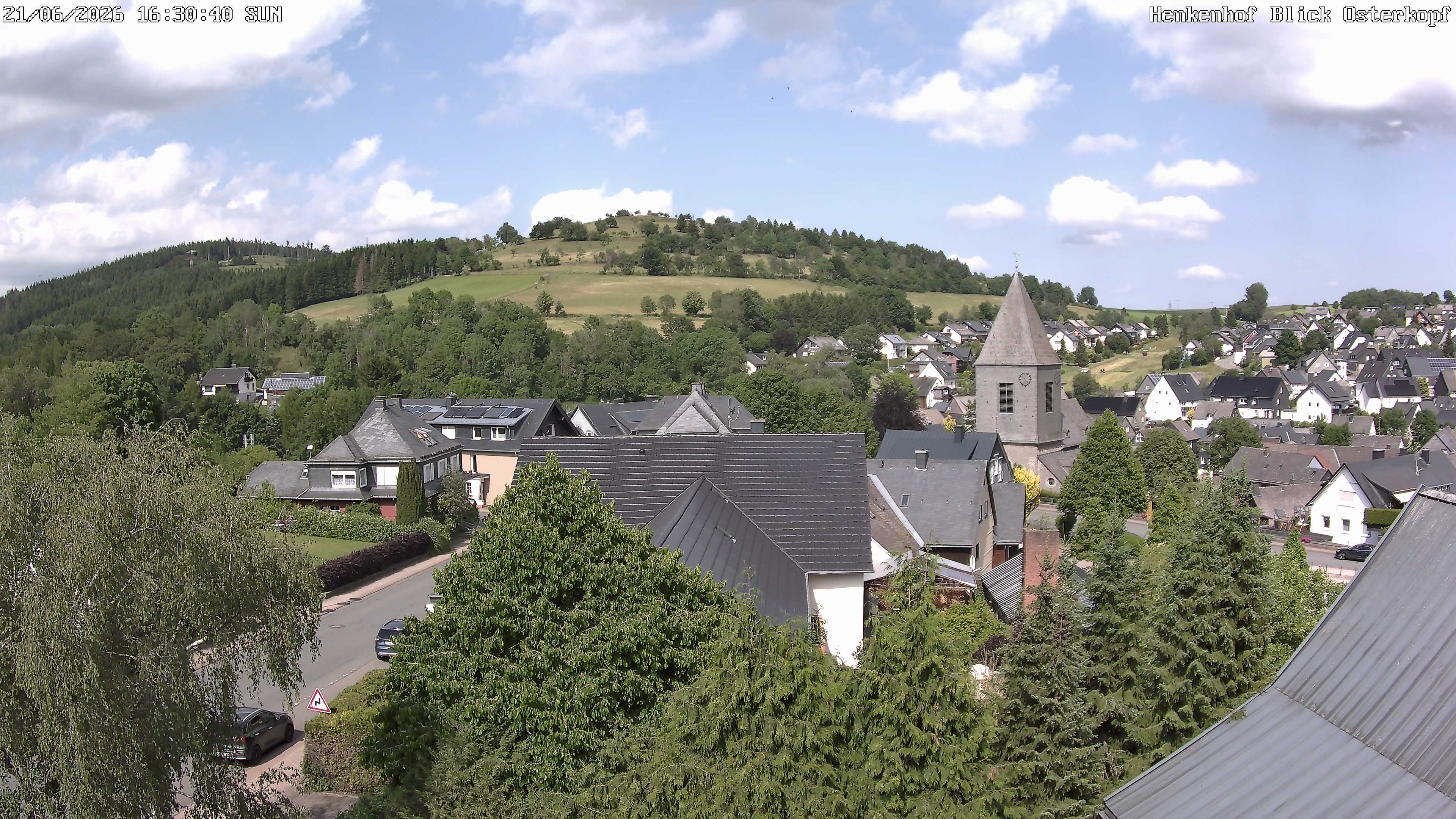 Archiv Foto Webcam Ortsmitte Usseln