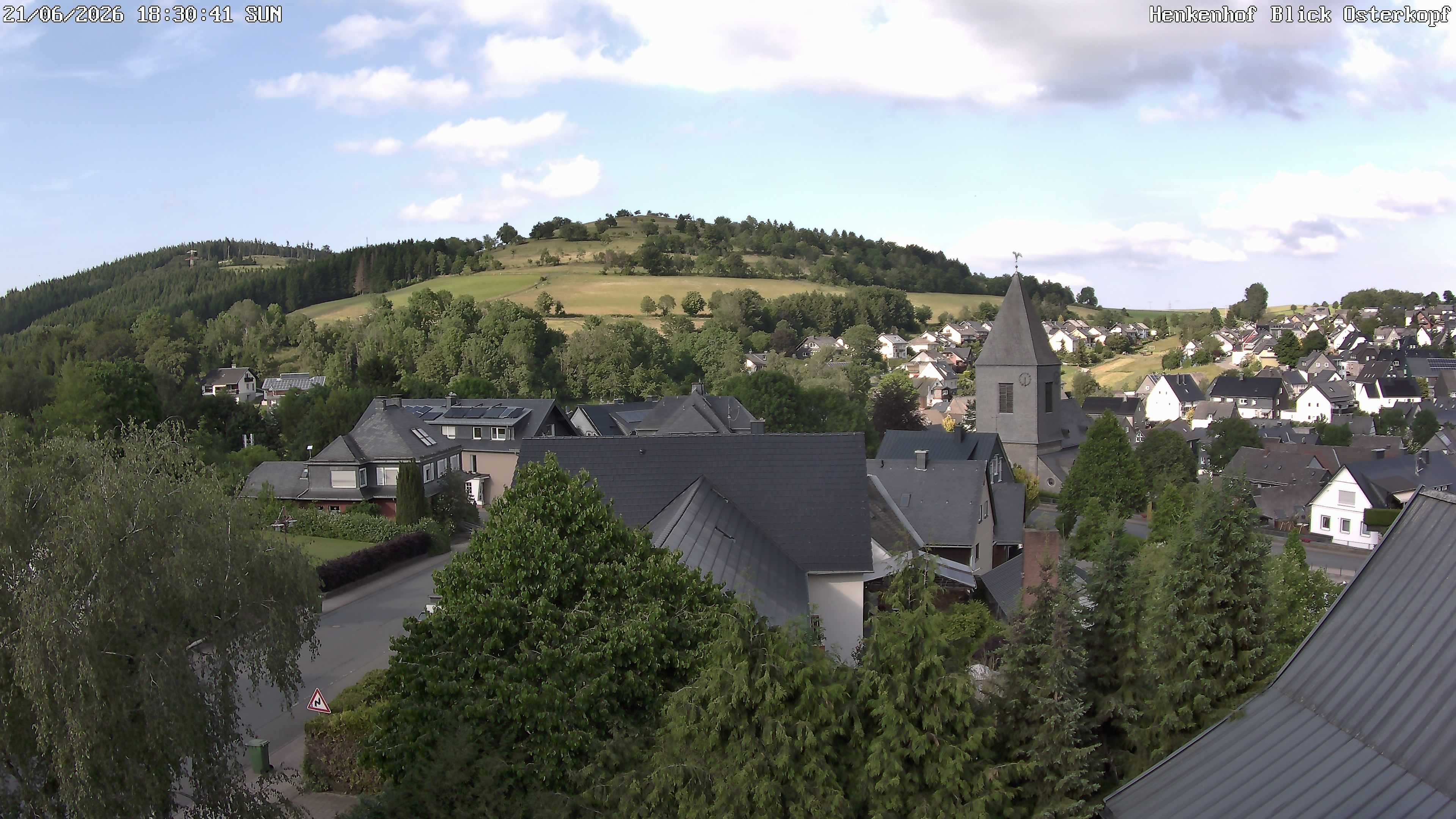 Archiv Foto Webcam Ortsmitte Usseln