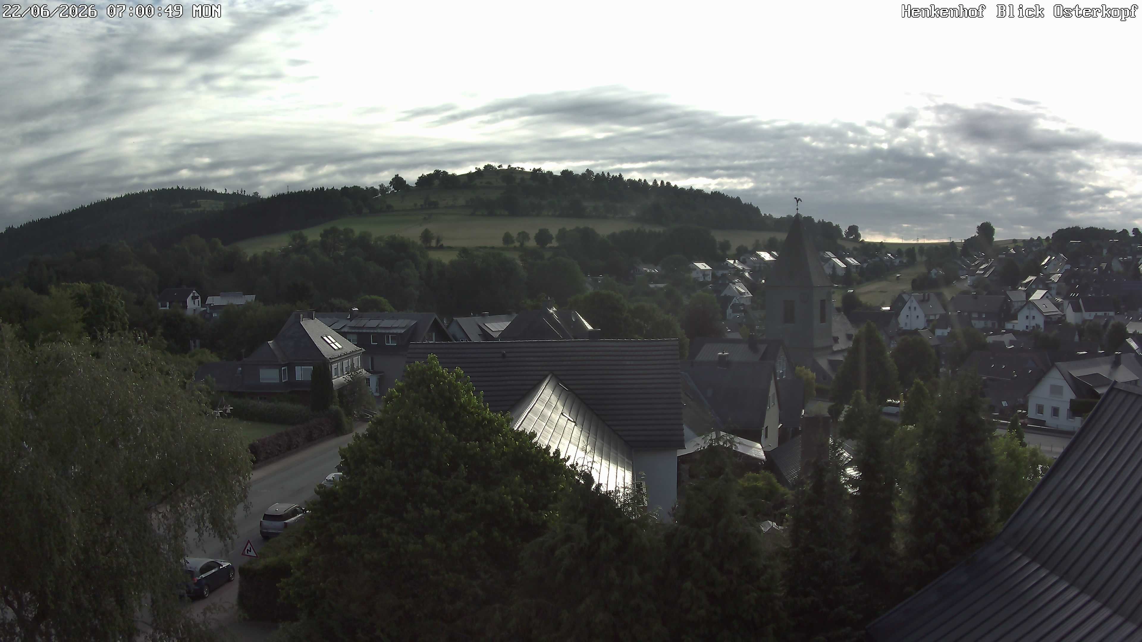 Archiv Foto Webcam Ortsmitte Usseln