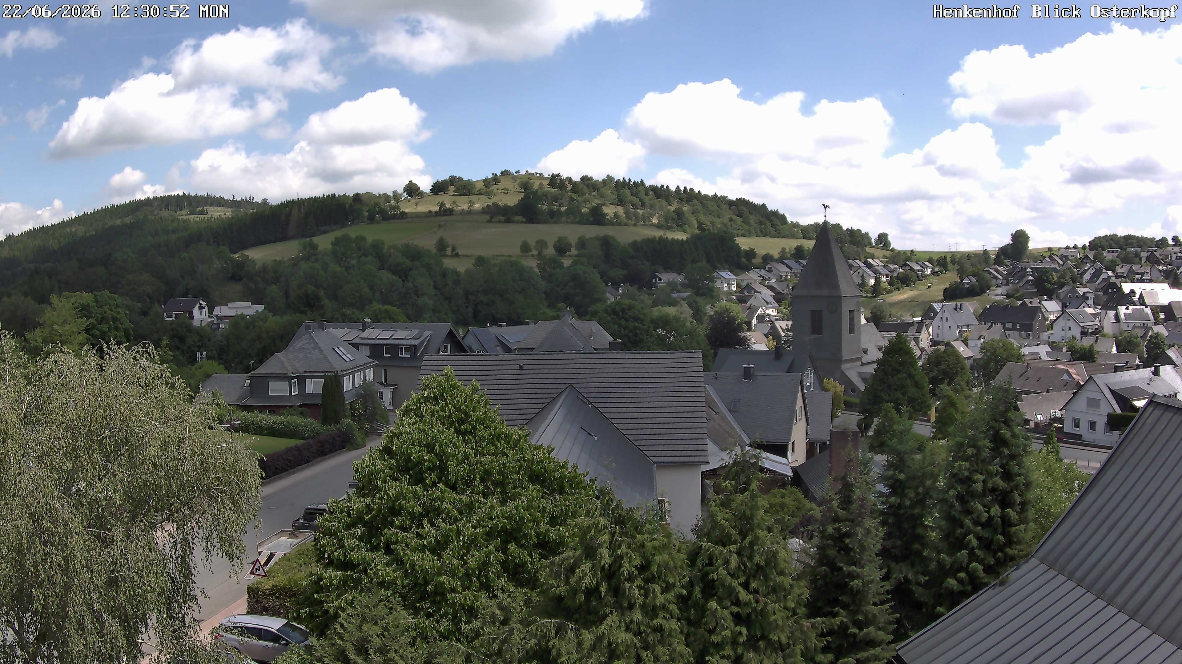 Archiv Foto Webcam Ortsmitte Usseln