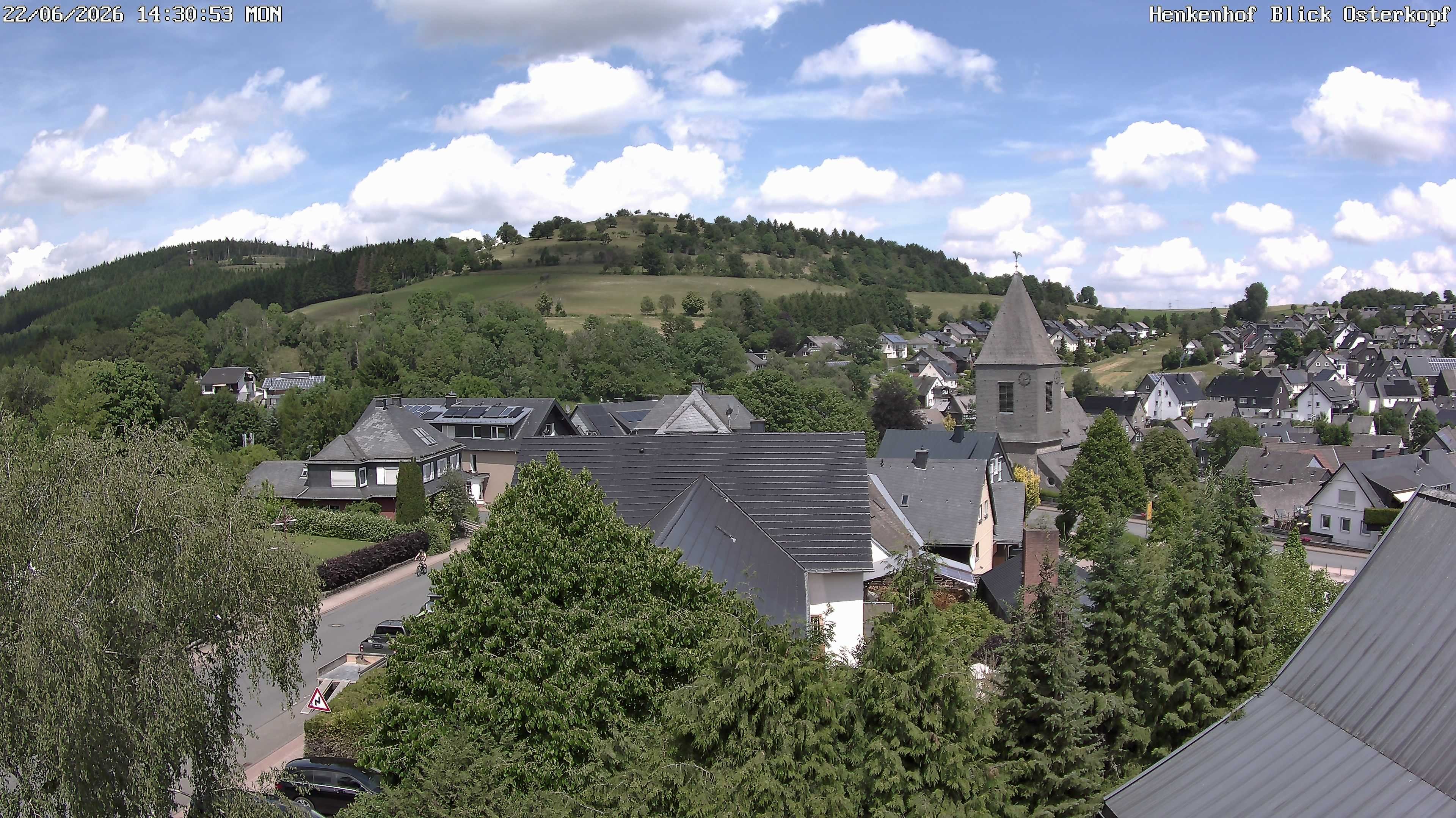 Archiv Foto Webcam Ortsmitte Usseln