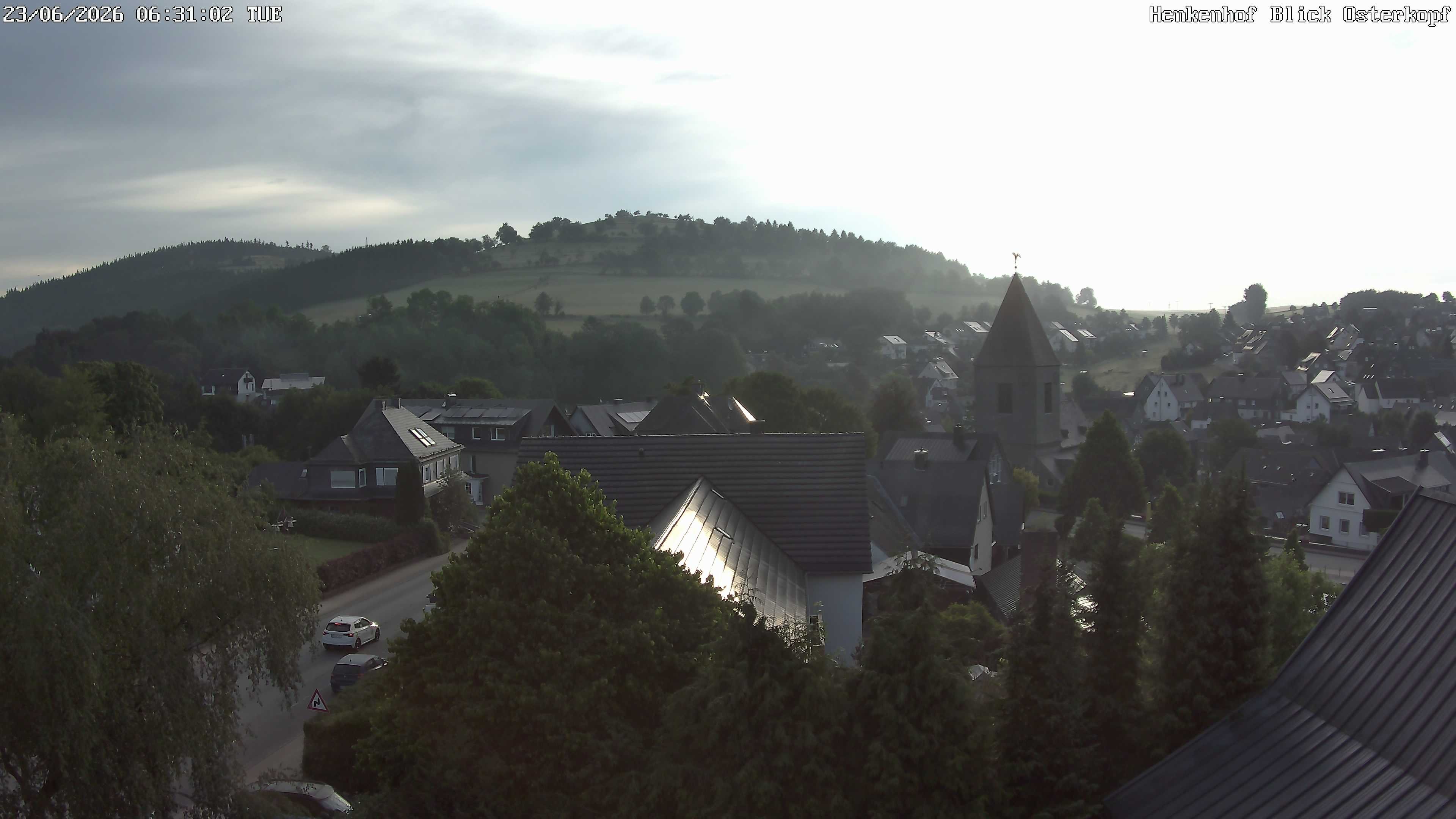 Archiv Foto Webcam Ortsmitte Usseln