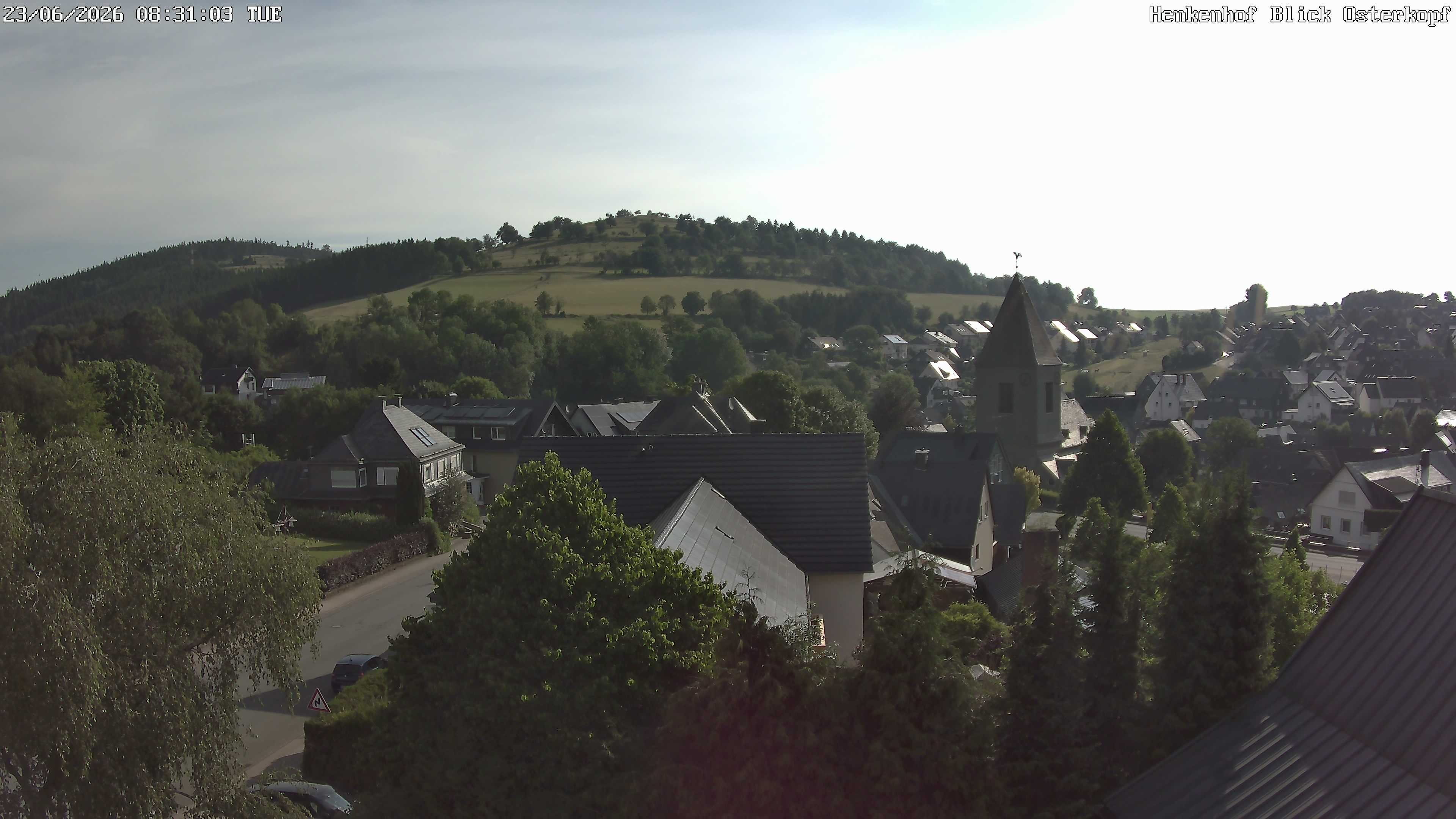 Archiv Foto Webcam Ortsmitte Usseln