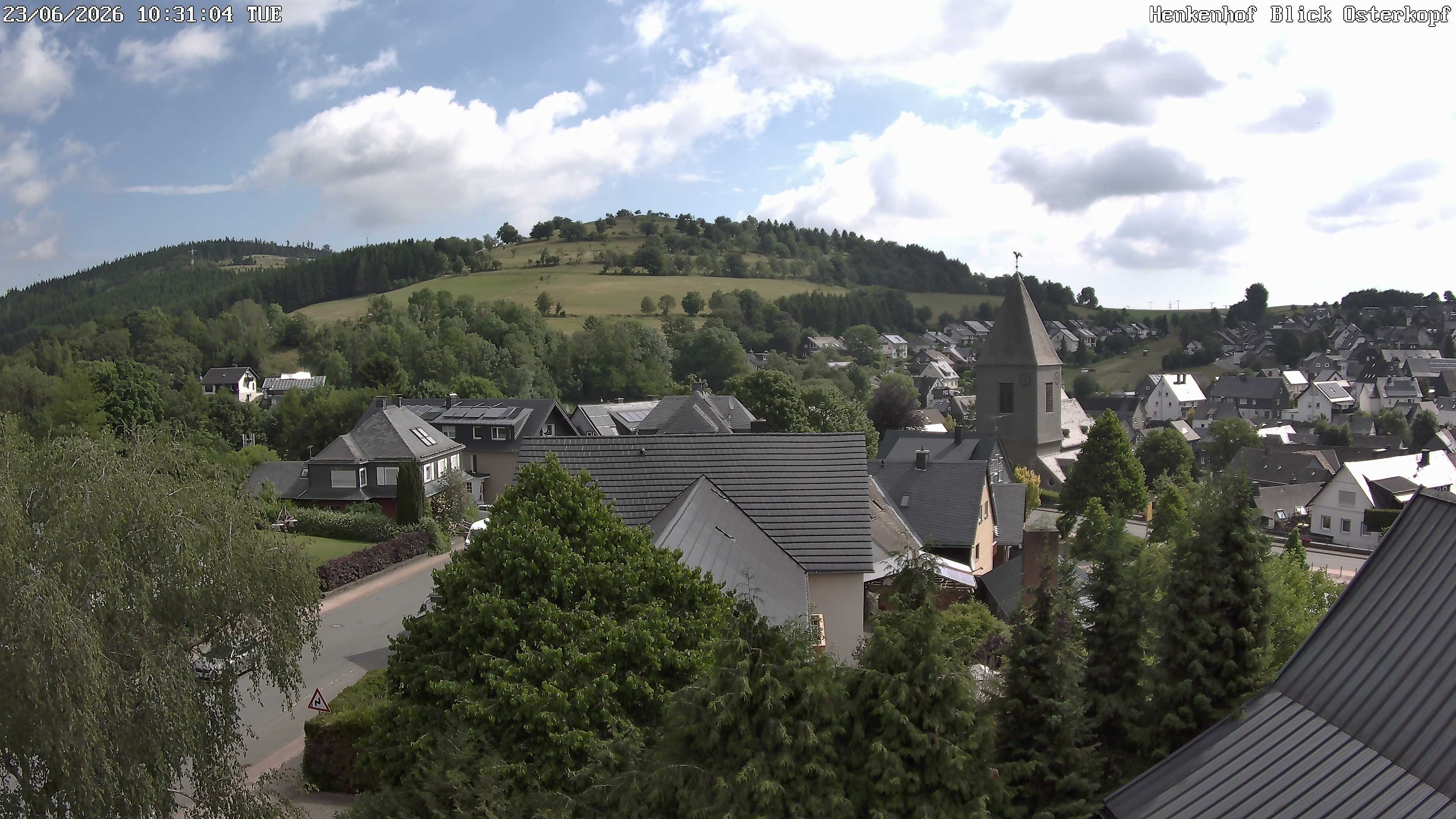 Archiv Foto Webcam Ortsmitte Usseln
