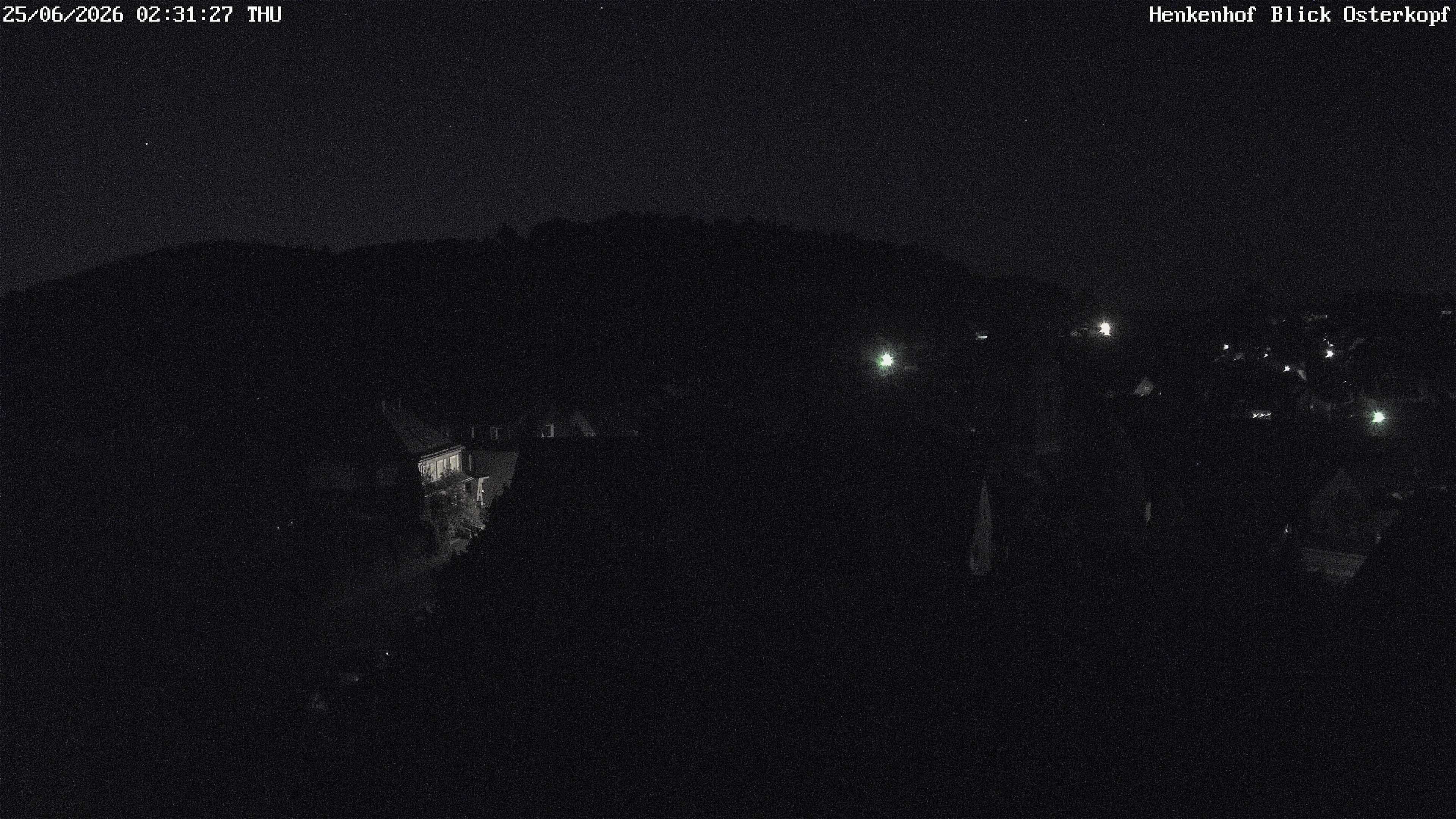 Archived image Webcam Willingen: View Usseln Village