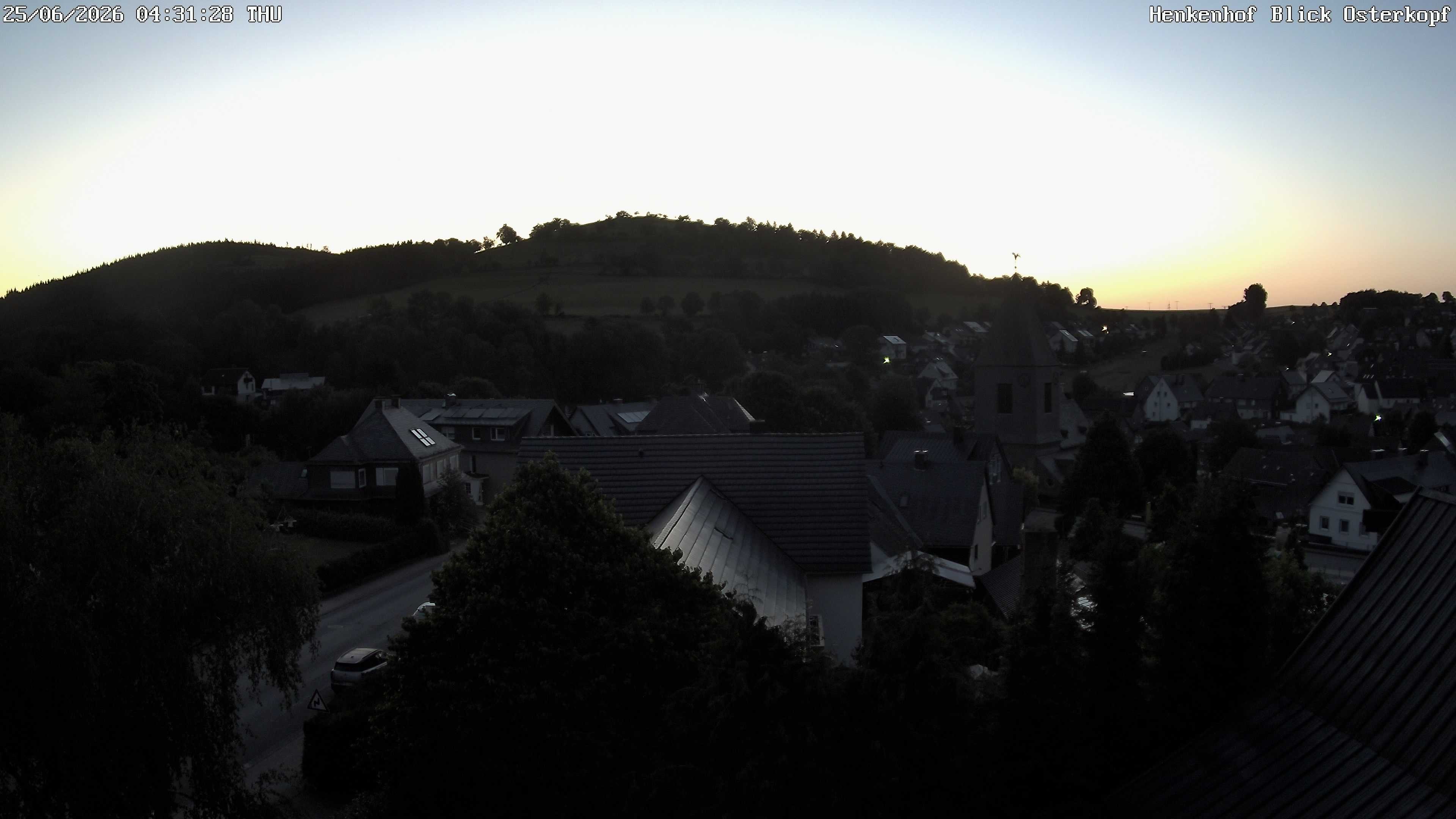 Archived image Webcam Willingen: View Usseln Village