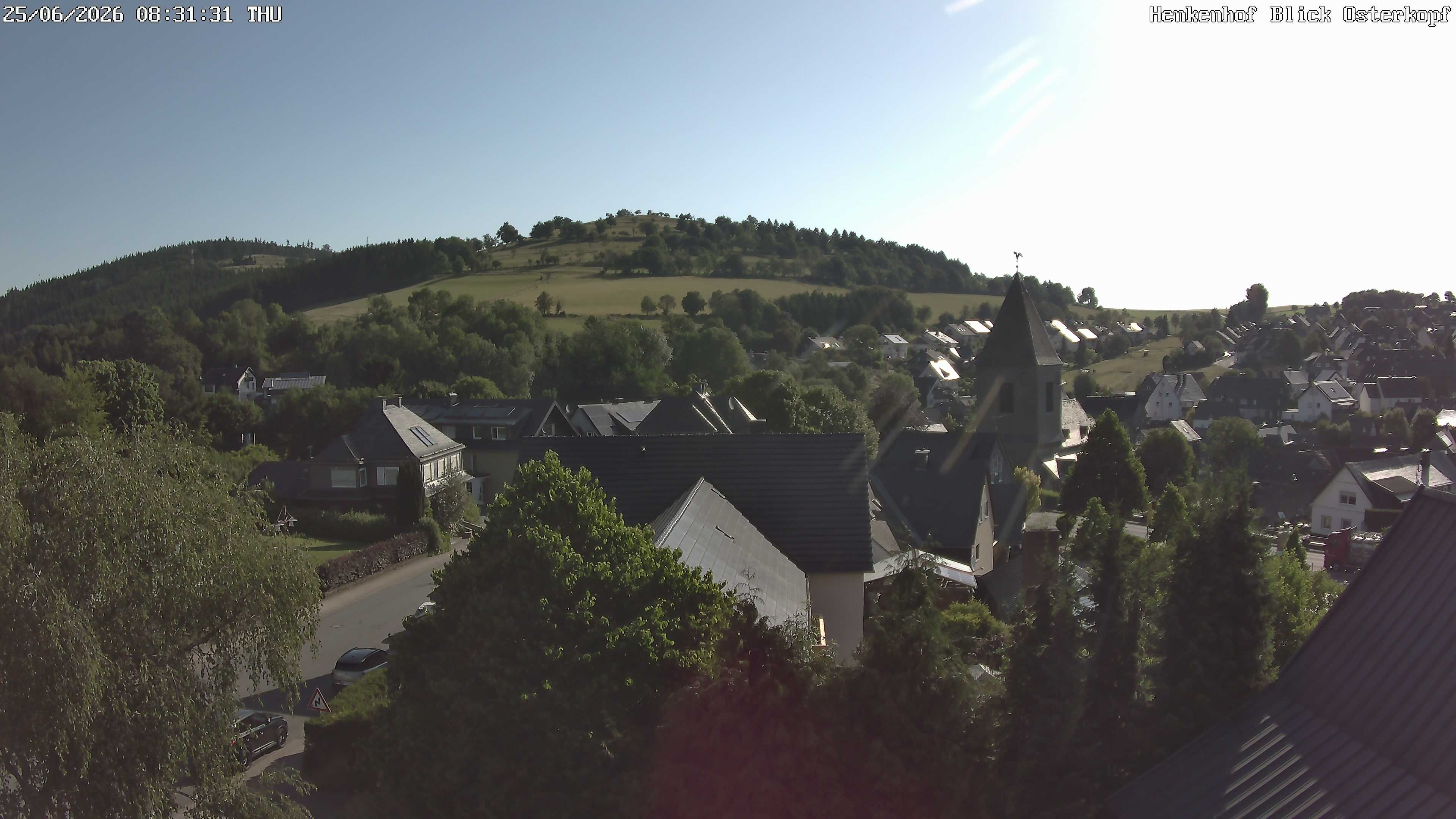 Archived image Webcam Willingen: View Usseln Village