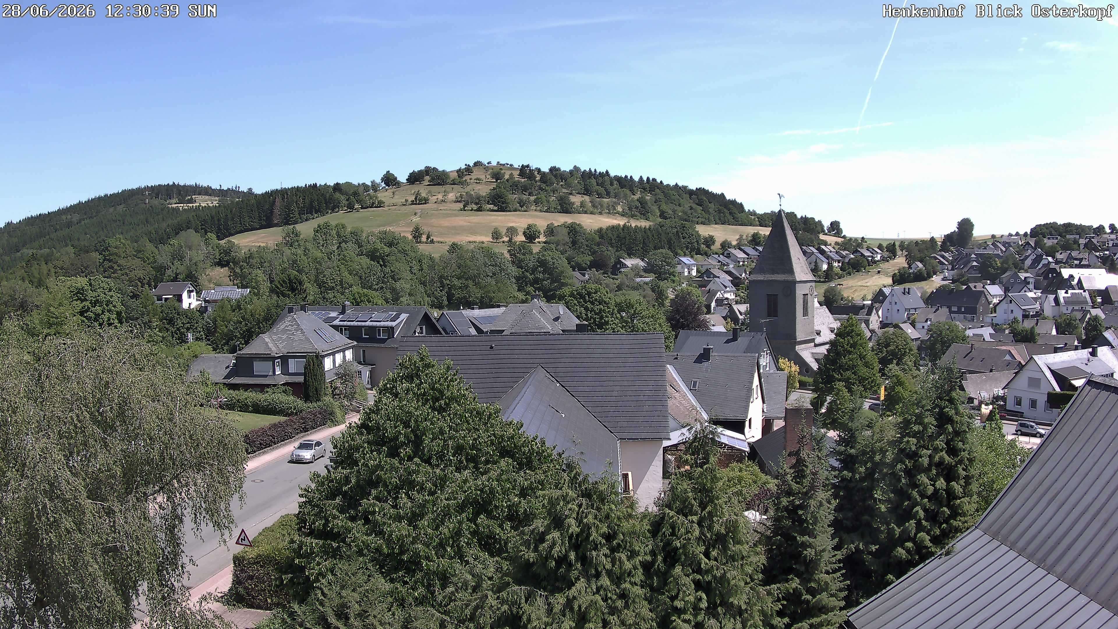Archiv Foto Webcam Ortsmitte Usseln
