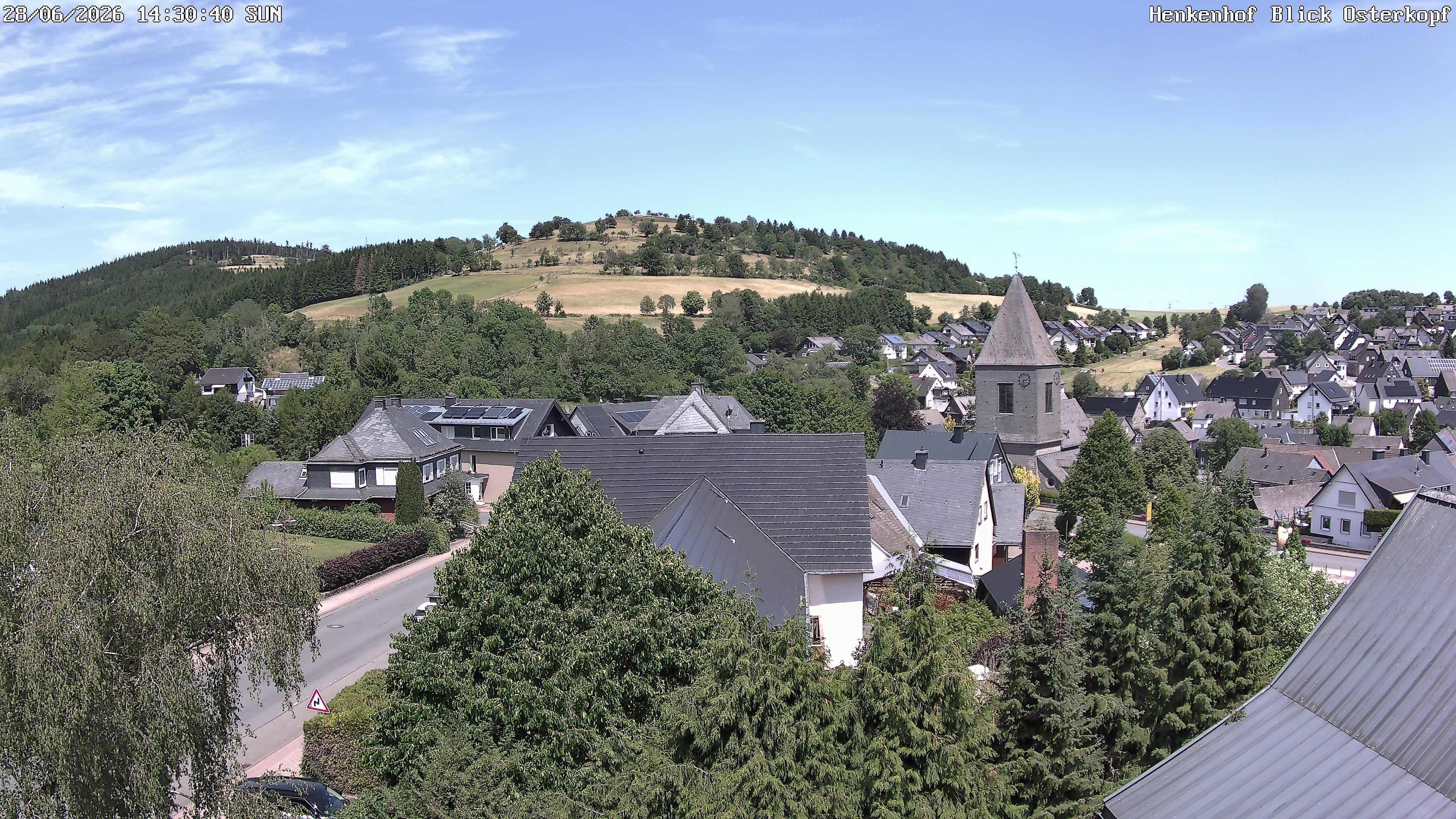 Archiv Foto Webcam Ortsmitte Usseln