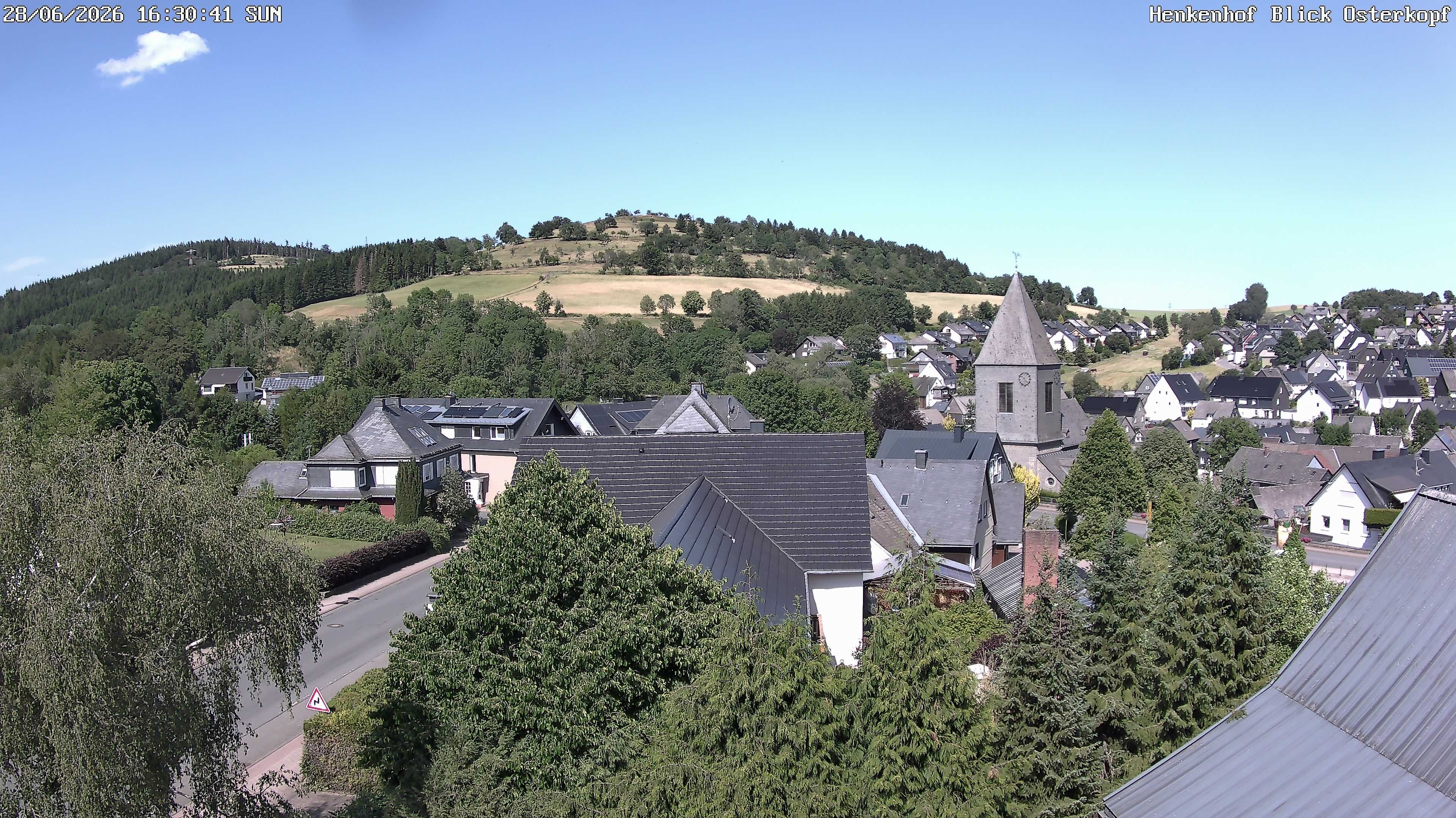 Archiv Foto Webcam Ortsmitte Usseln