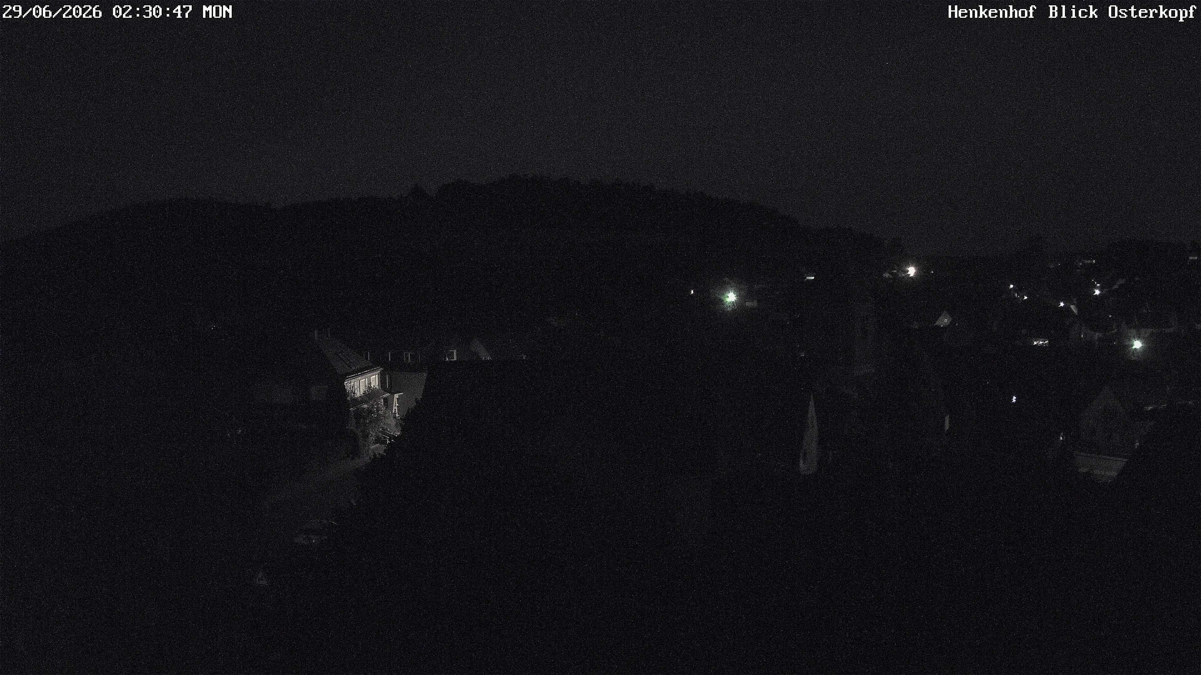 Archived image Webcam Willingen: View Usseln Village