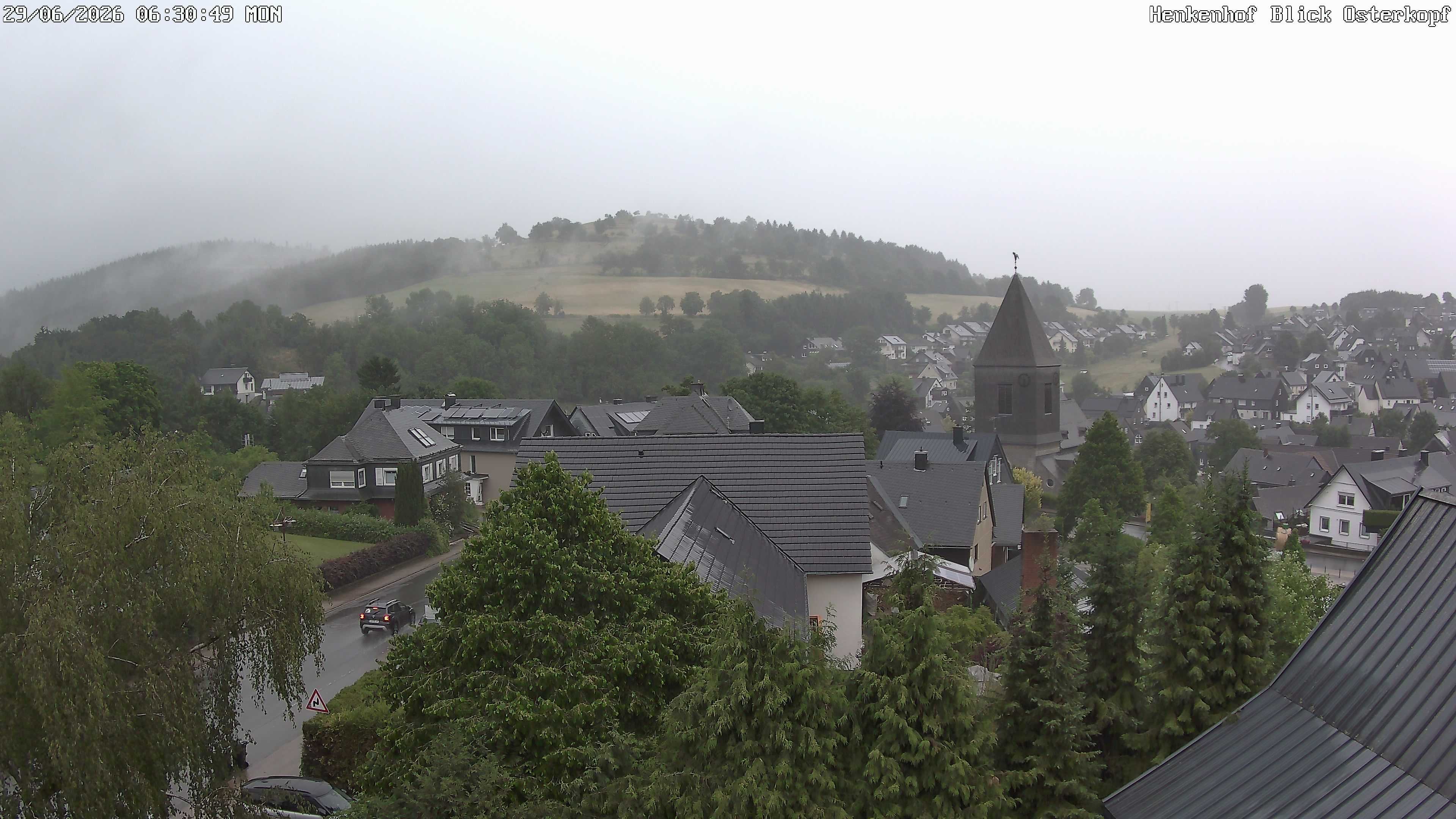 Archived image Webcam Willingen: View Usseln Village