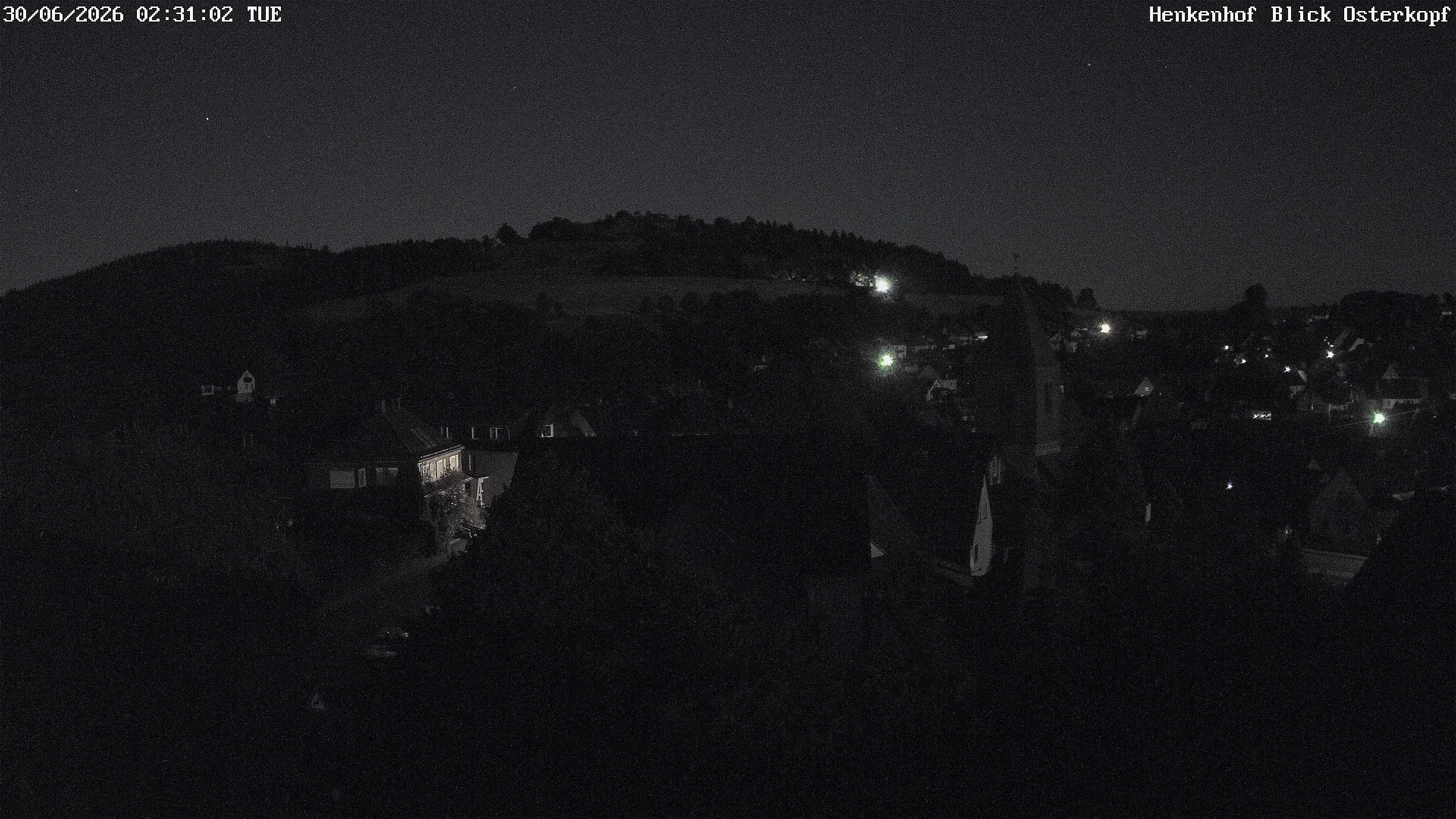 Archived image Webcam Willingen: View Usseln Village