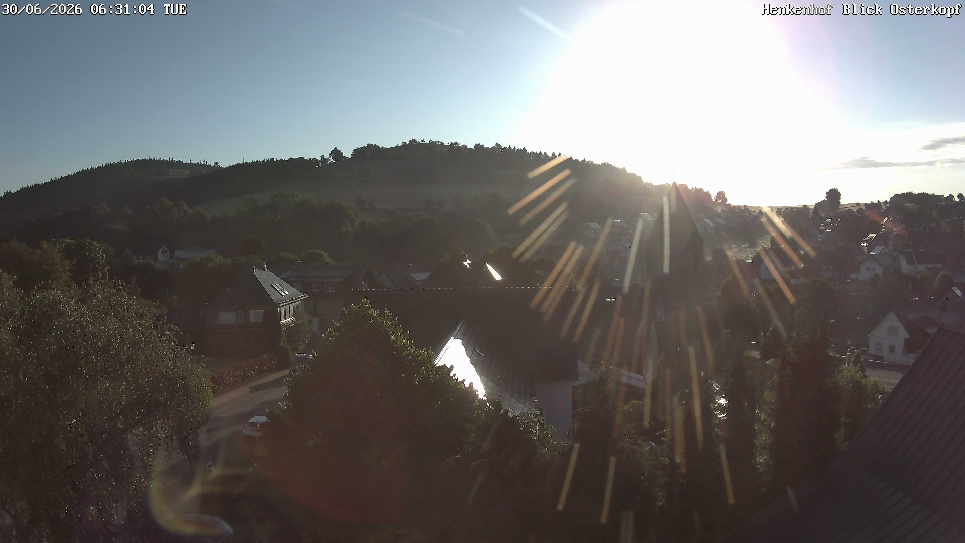 Archived image Webcam Willingen: View Usseln Village