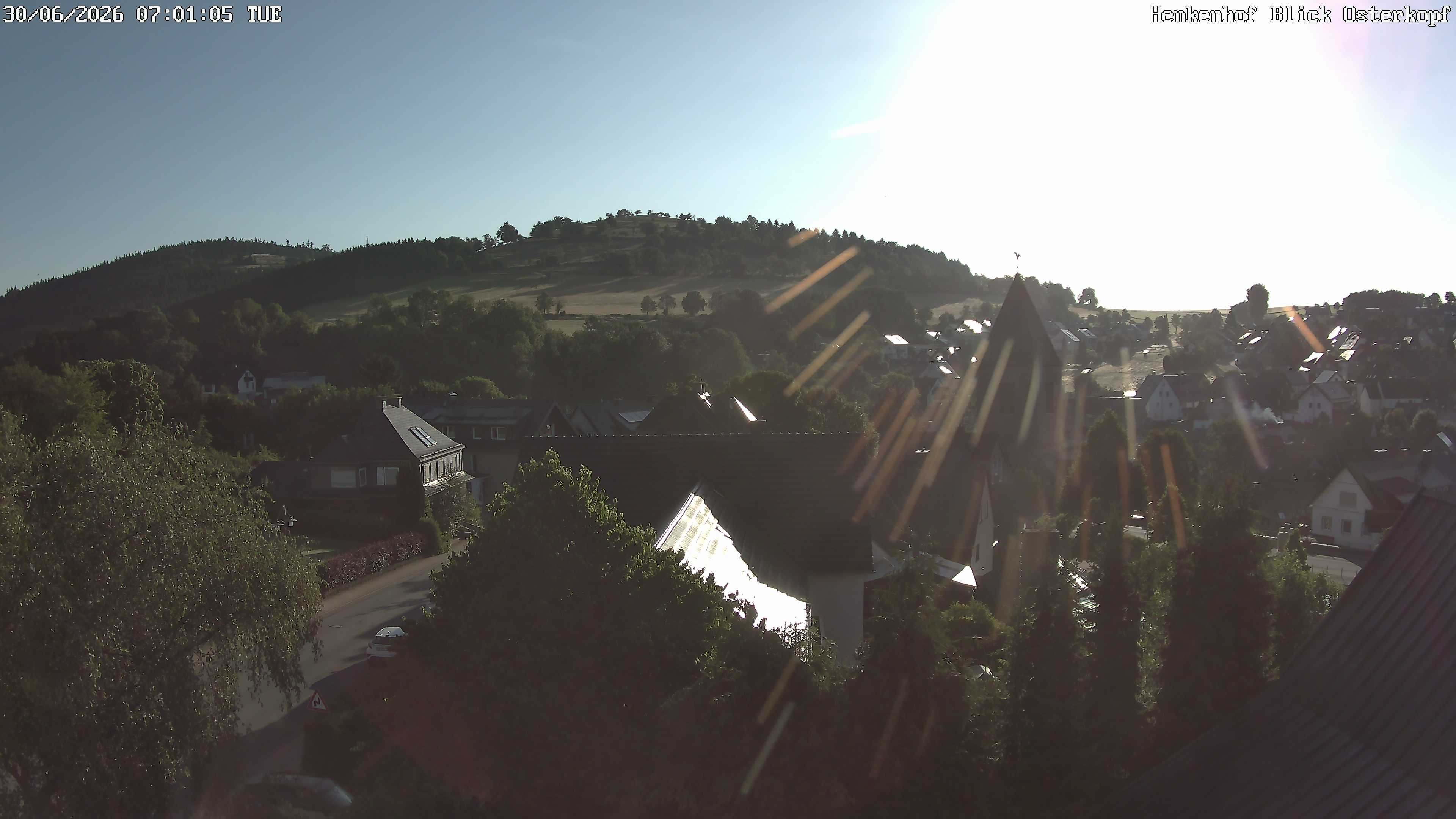 Archived image Webcam Willingen: View Usseln Village