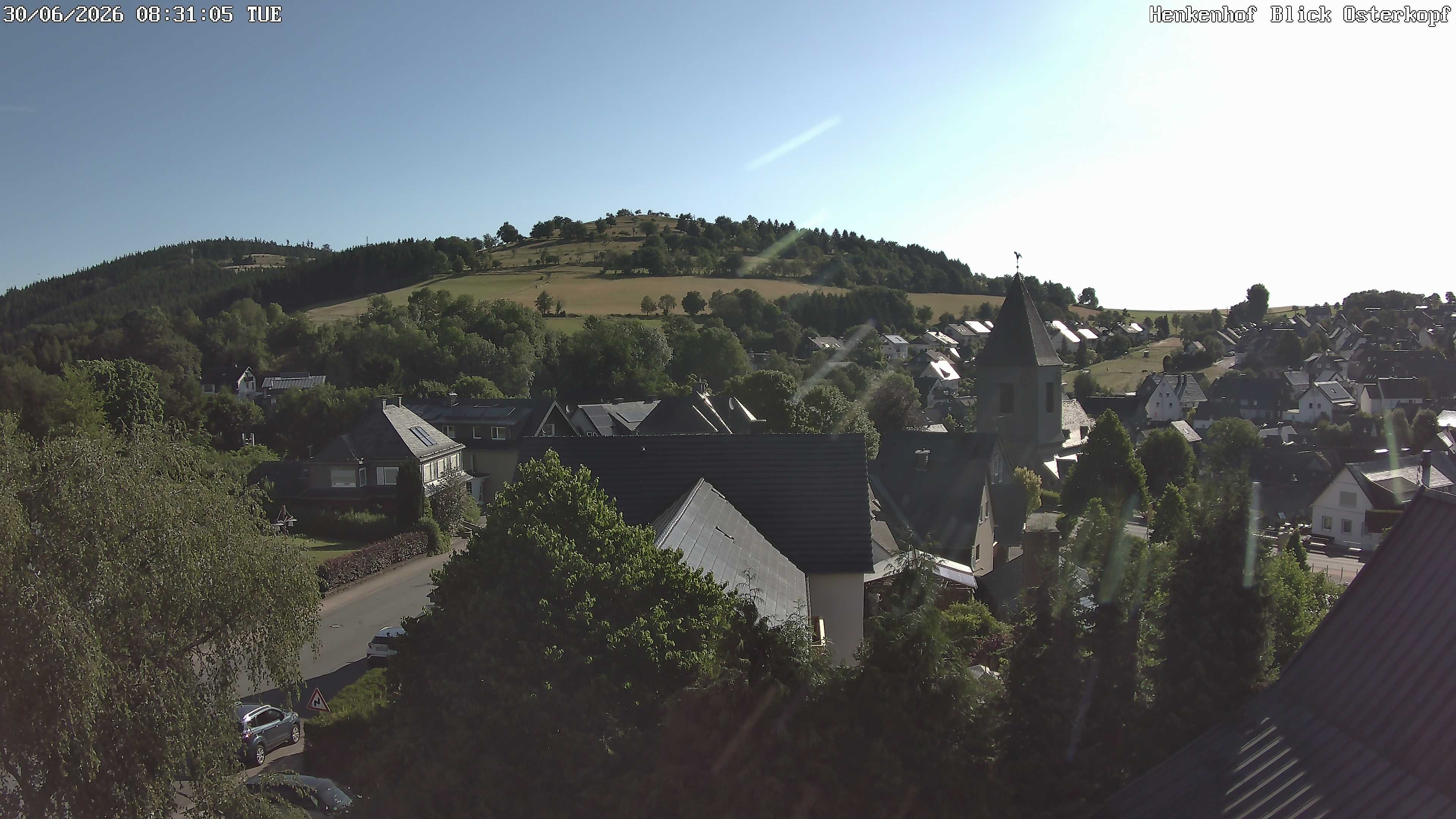 Archived image Webcam Willingen: View Usseln Village