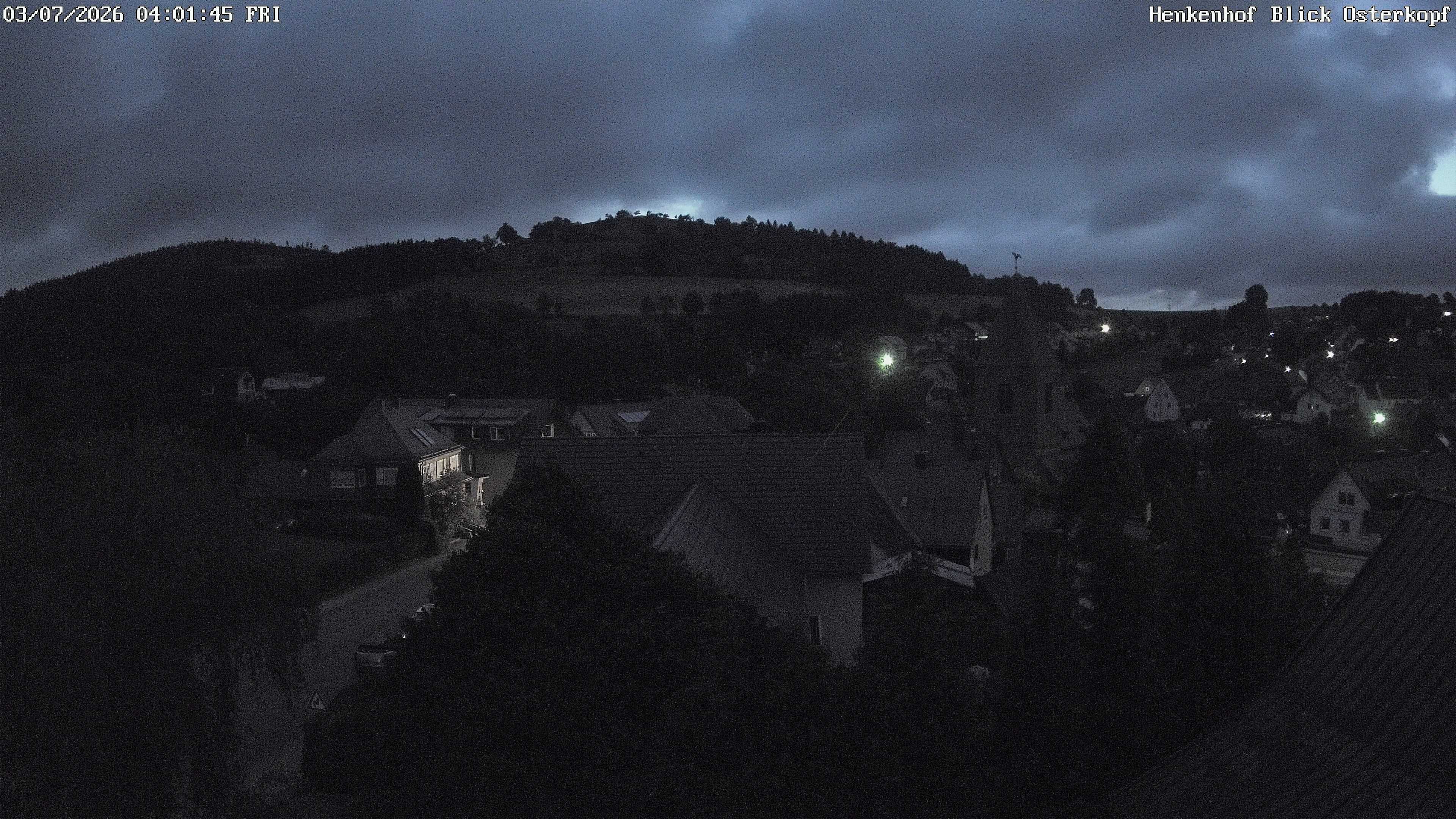 Archived image Webcam Willingen: View Usseln Village