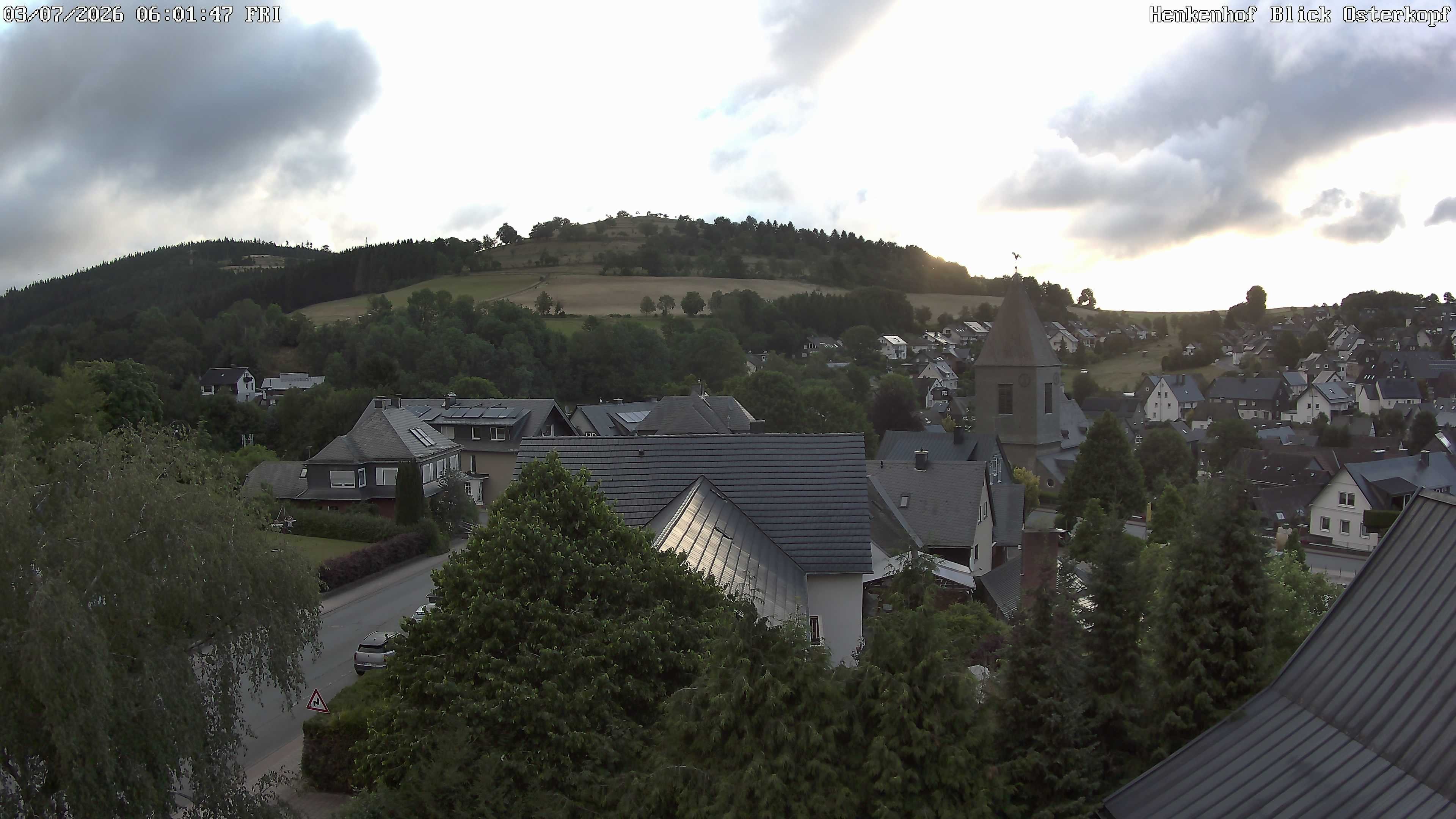 Archived image Webcam Willingen: View Usseln Village
