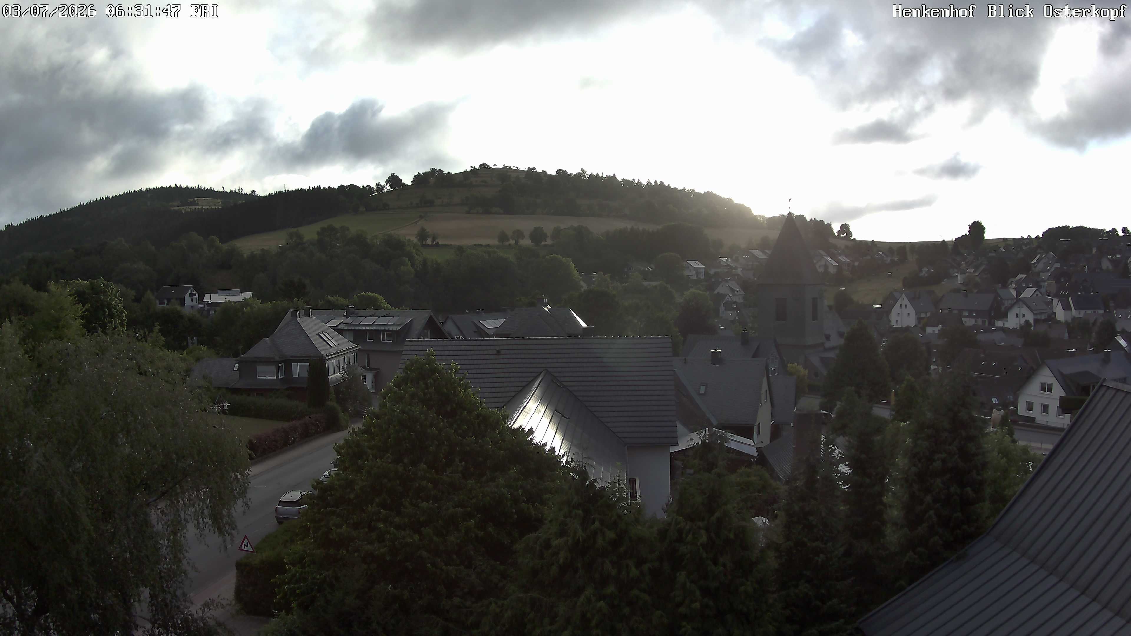 Archived image Webcam Willingen: View Usseln Village