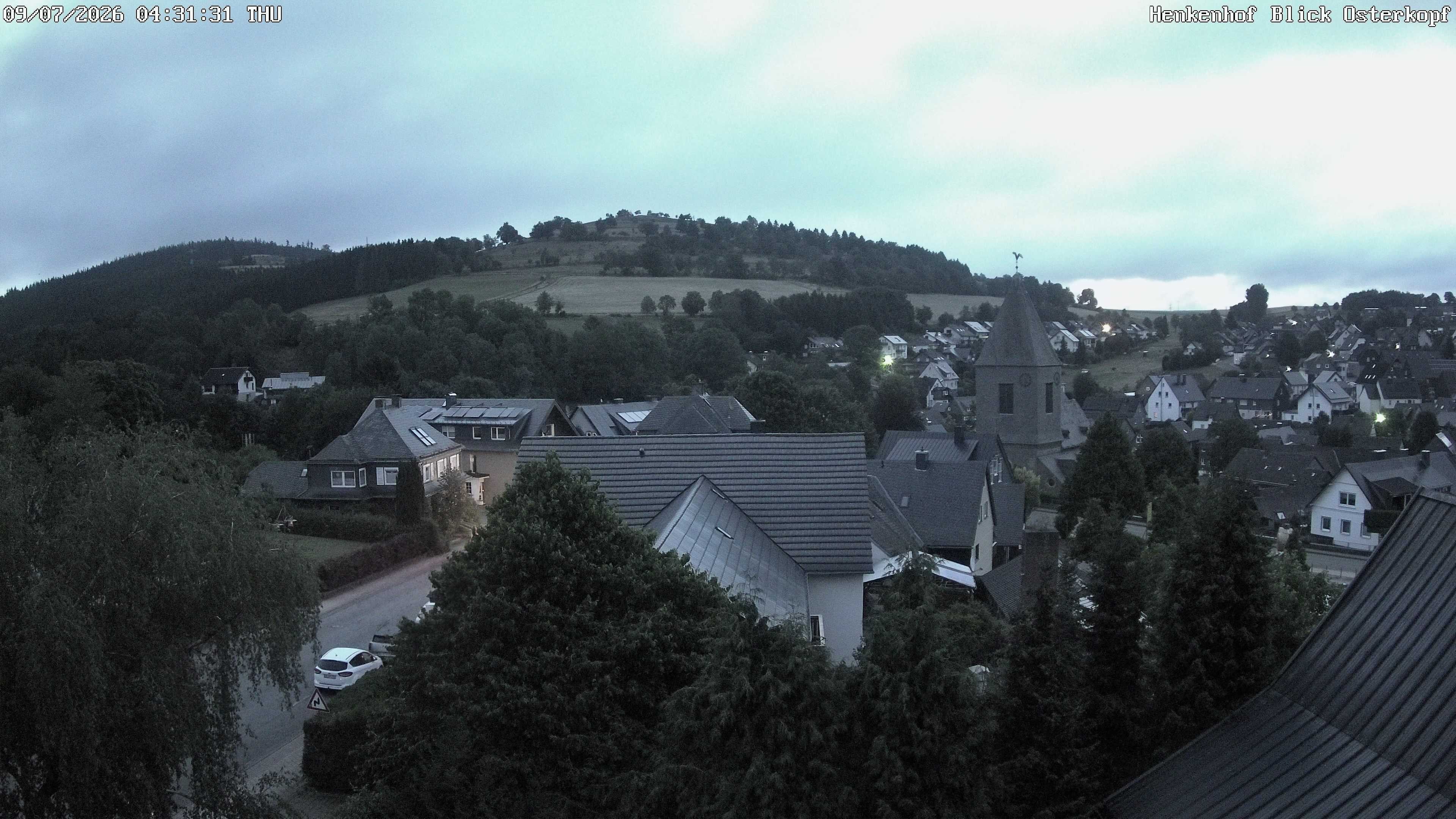 Archived image Webcam Willingen: View Usseln Village