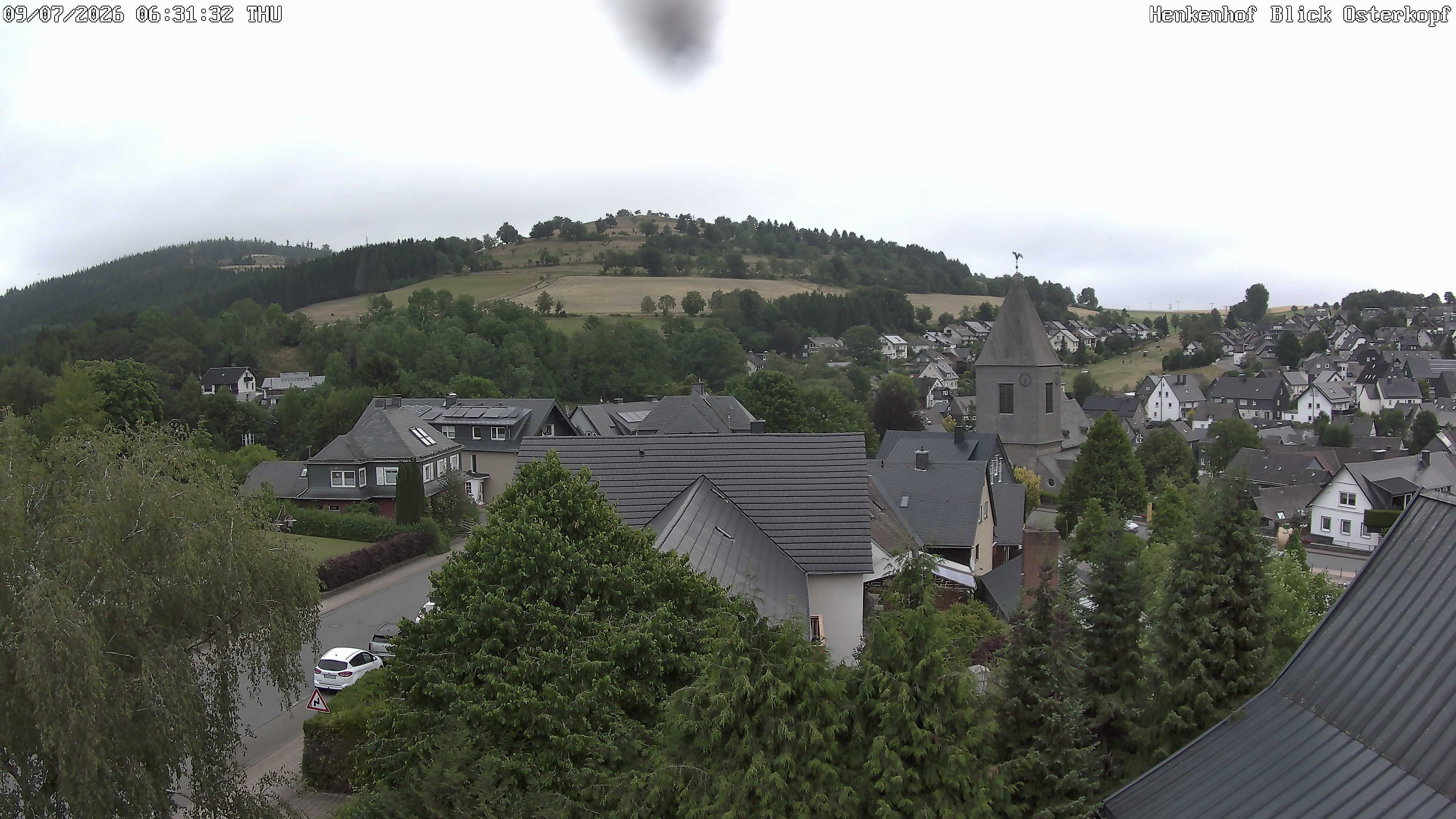 Archived image Webcam Willingen: View Usseln Village