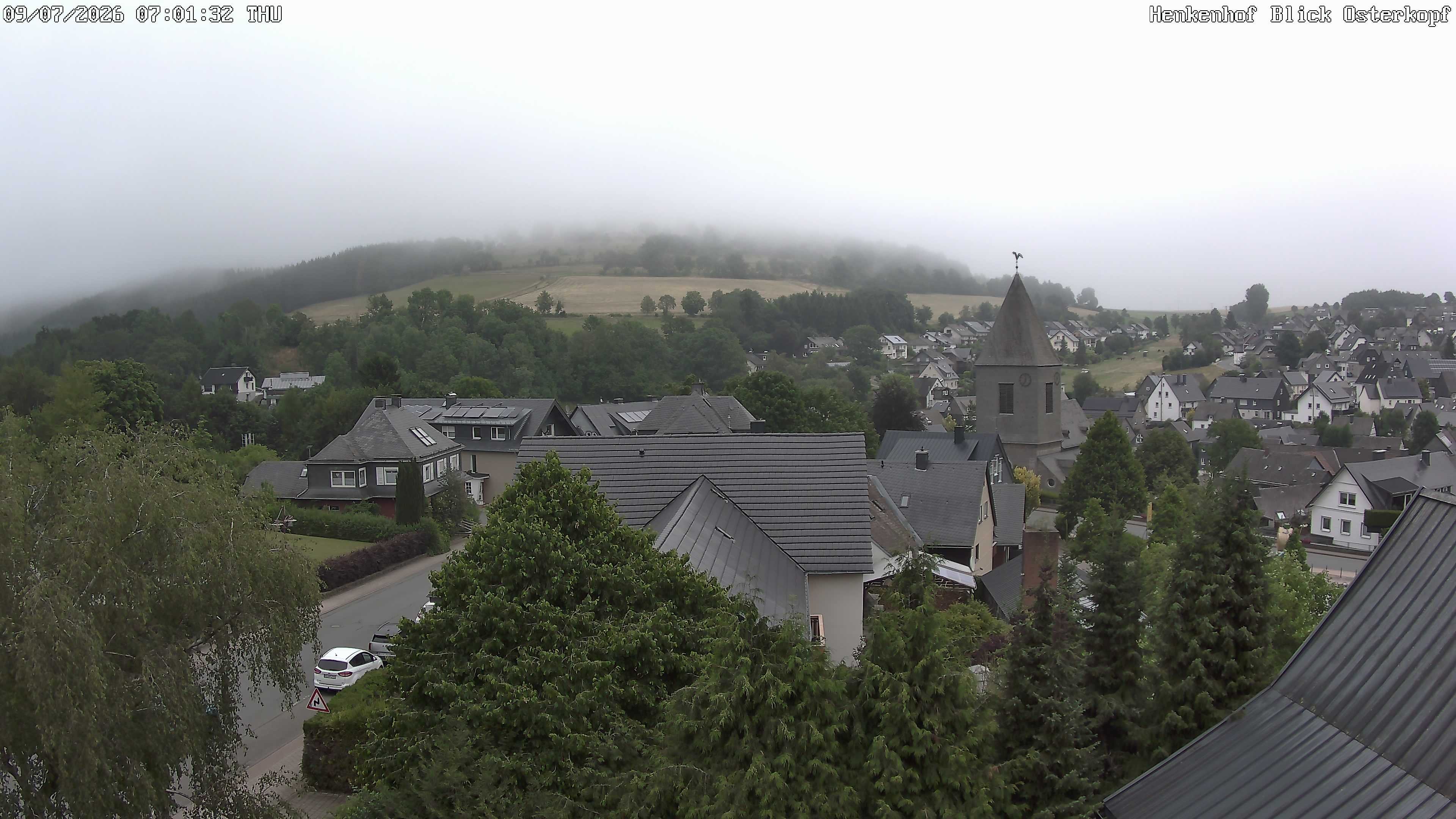 Archived image Webcam Willingen: View Usseln Village