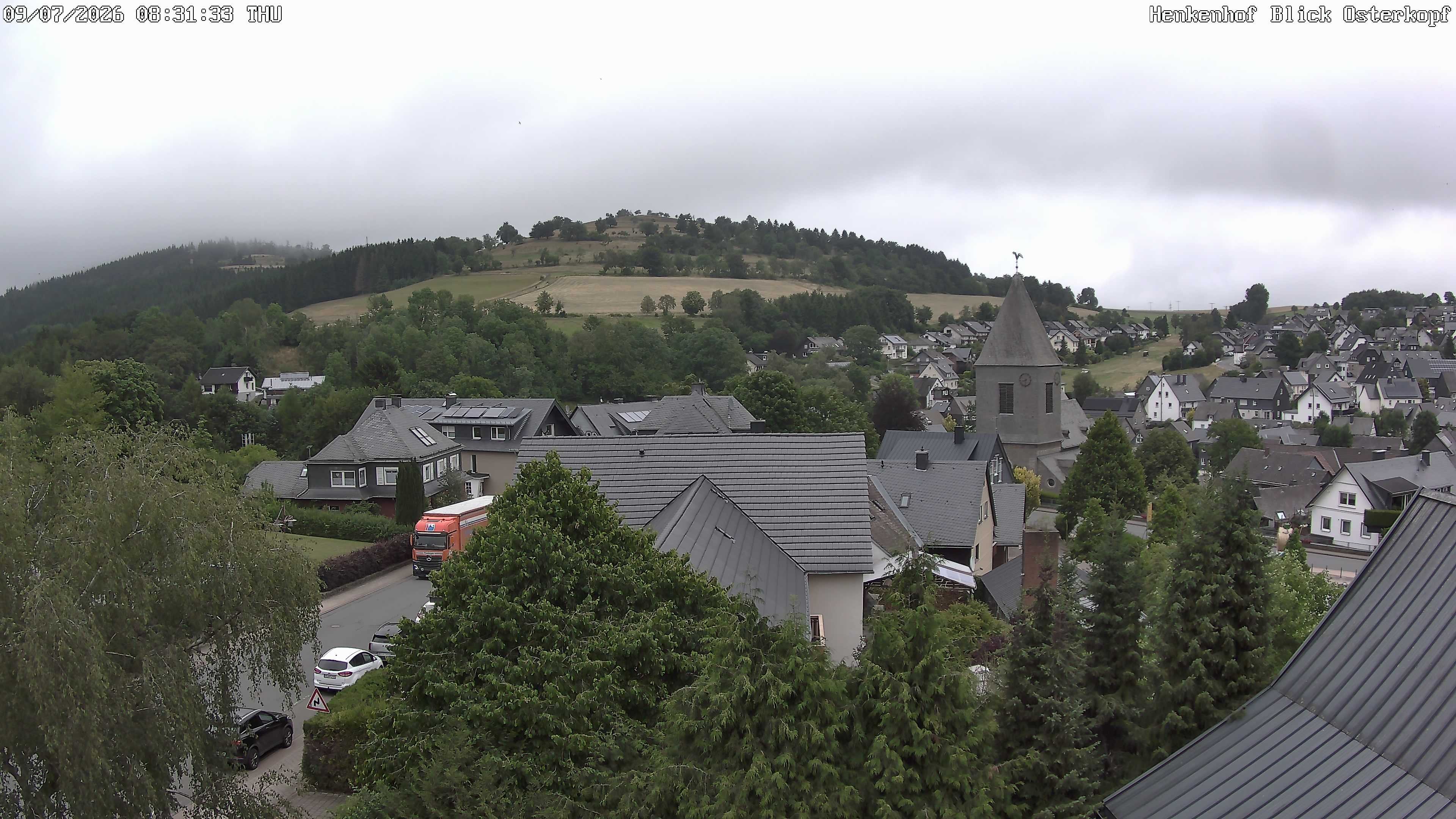 Archived image Webcam Willingen: View Usseln Village