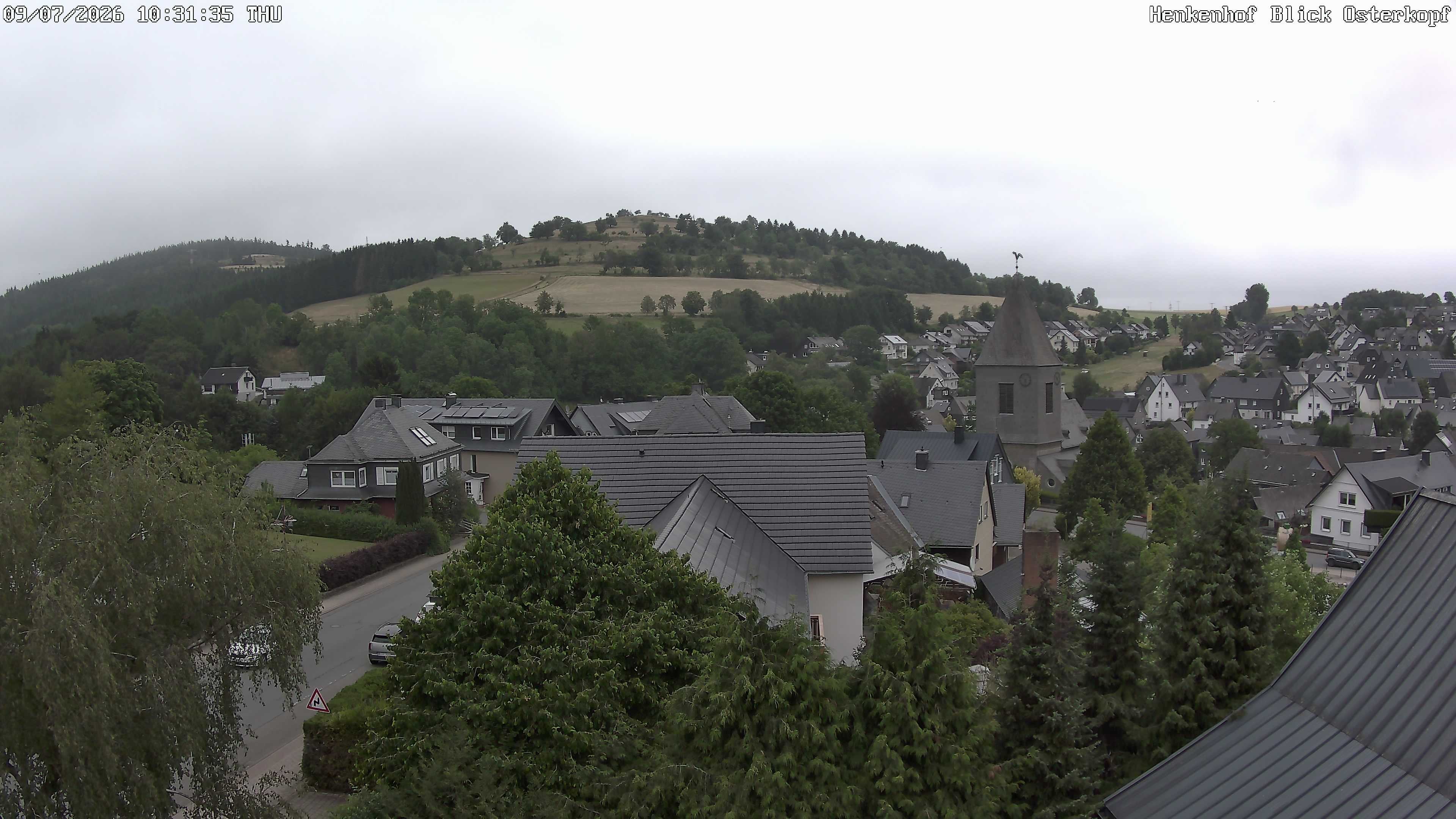 Archived image Webcam Willingen: View Usseln Village