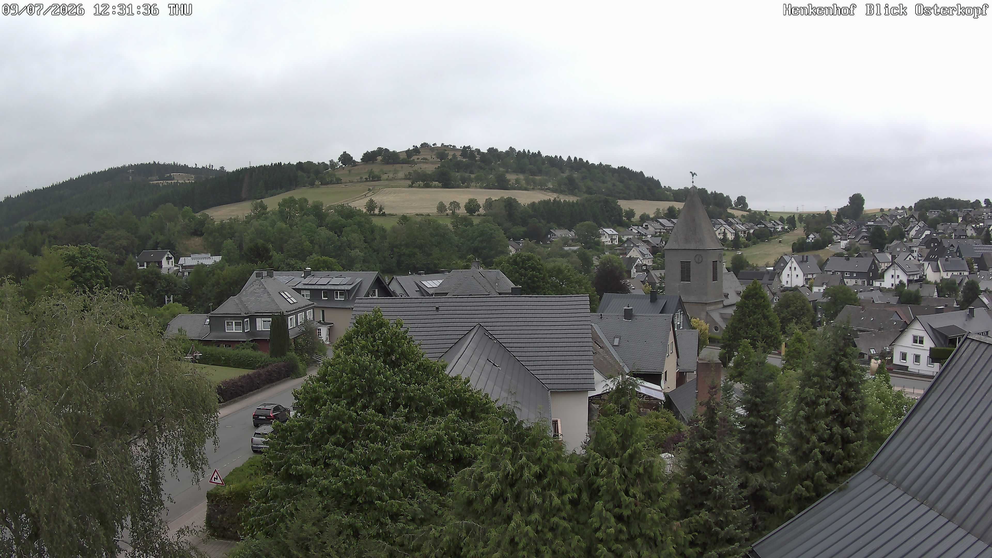 Archived image Webcam Willingen: View Usseln Village