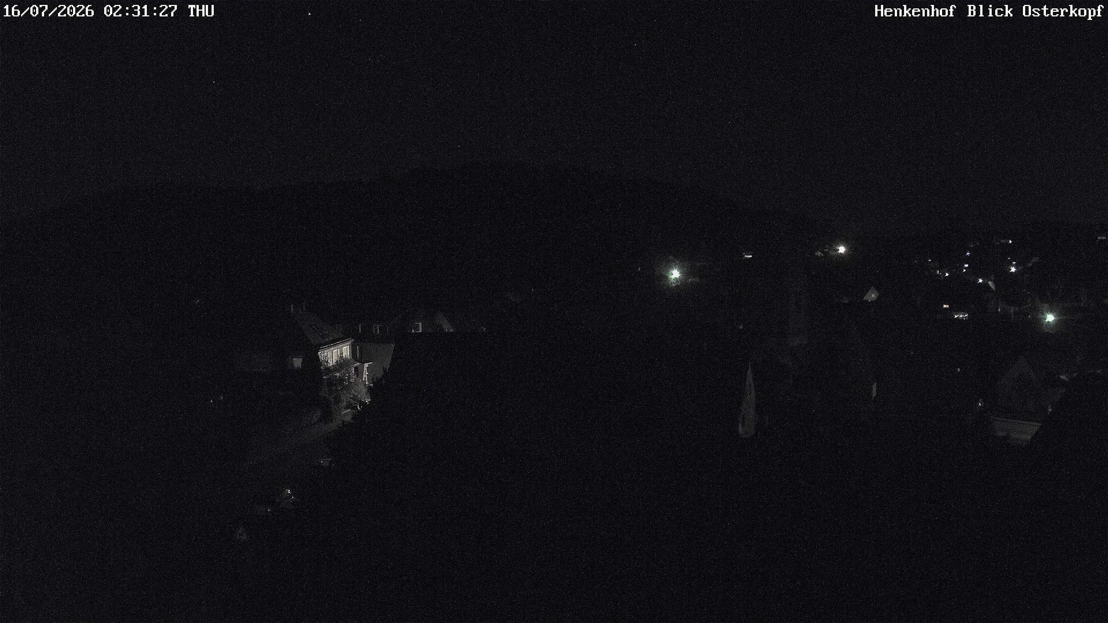 Archived image Webcam Willingen: View Usseln Village