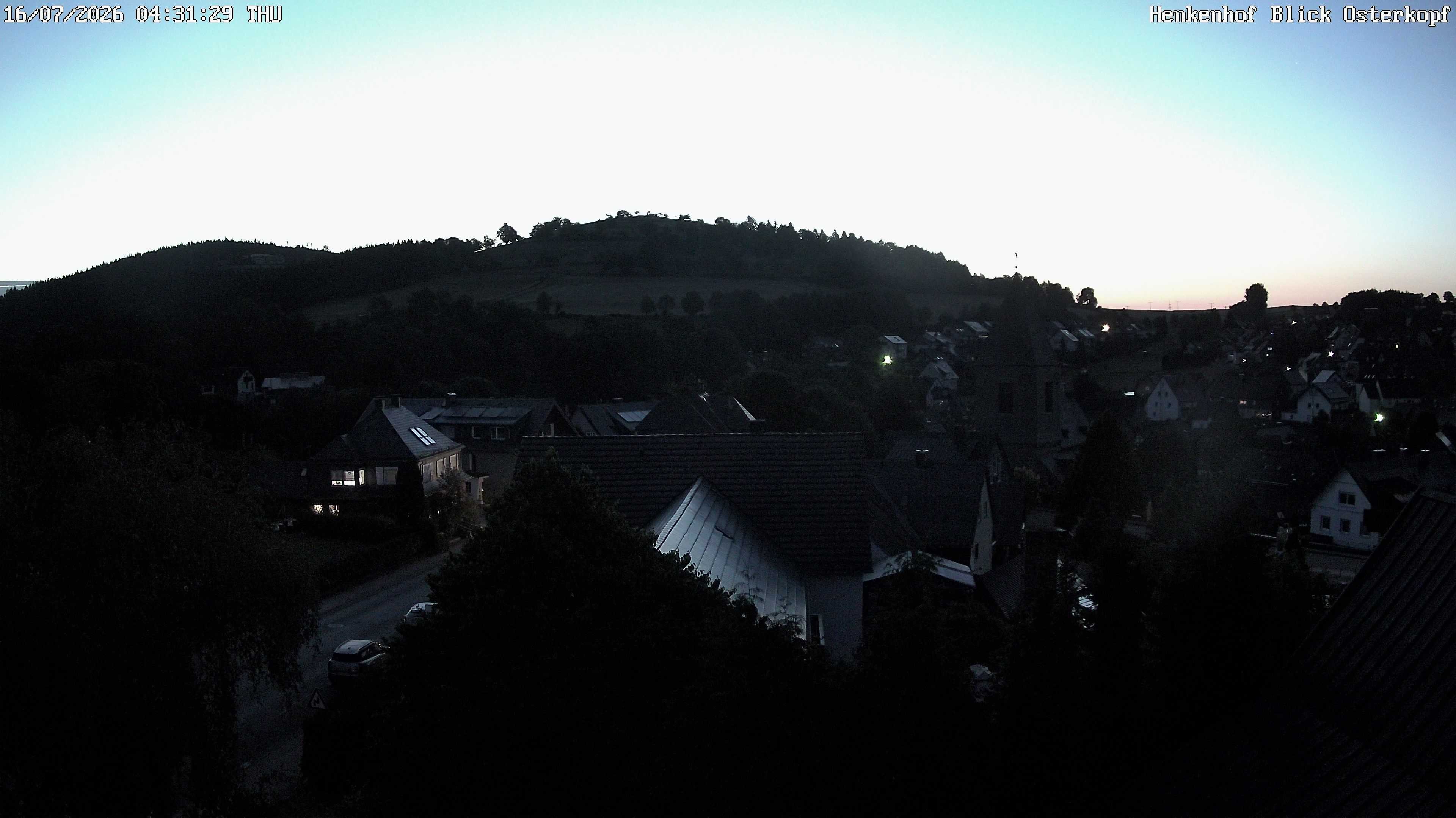 Archived image Webcam Willingen: View Usseln Village