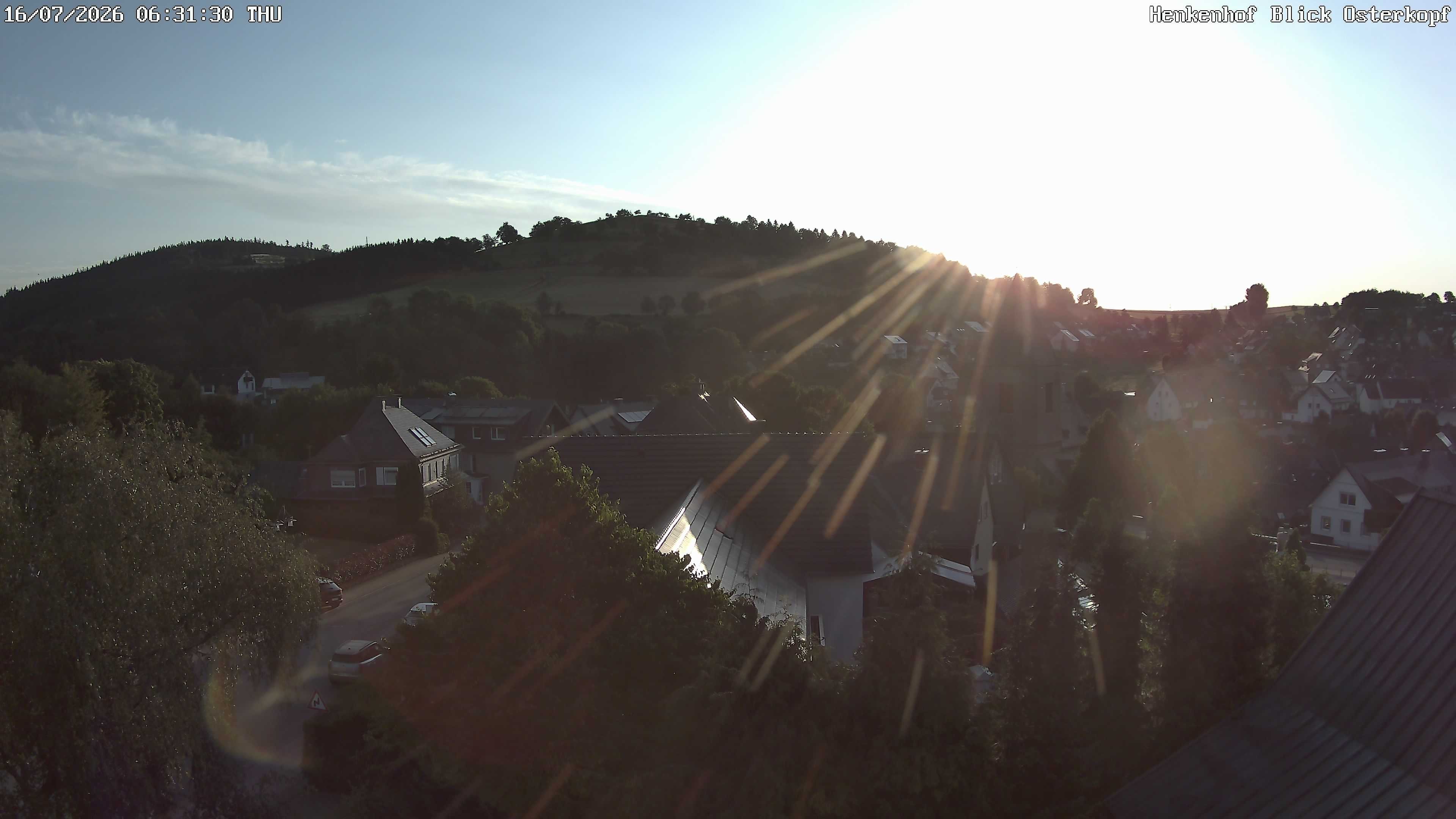 Archived image Webcam Willingen: View Usseln Village