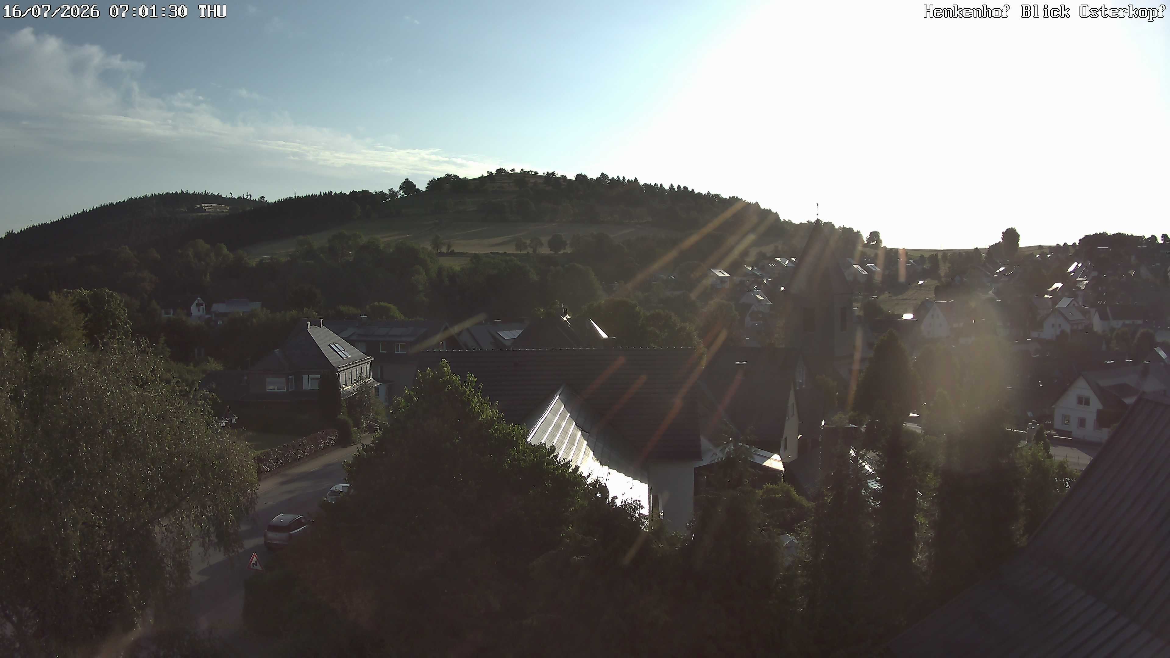 Archived image Webcam Willingen: View Usseln Village