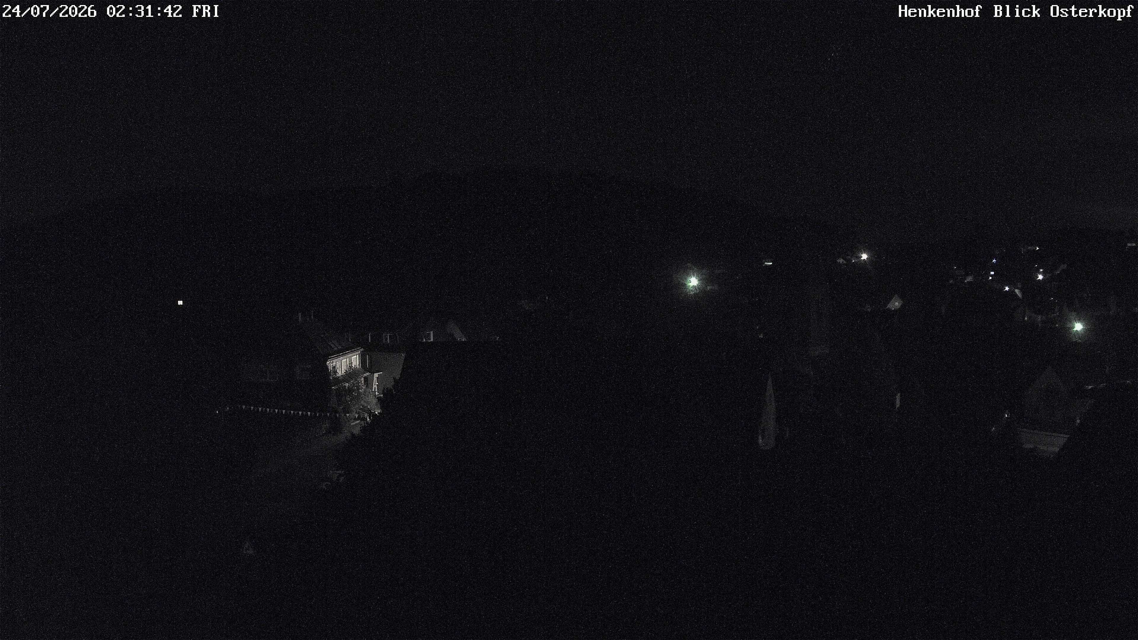 Archived image Webcam Willingen: View Usseln Village