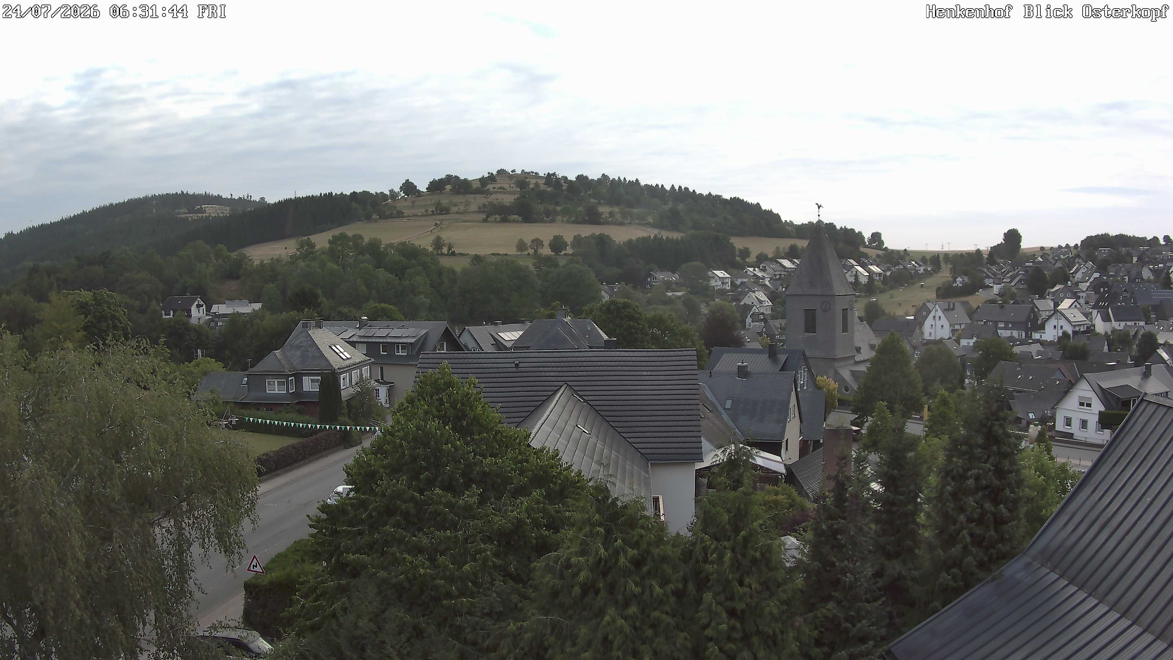 Archived image Webcam Willingen: View Usseln Village