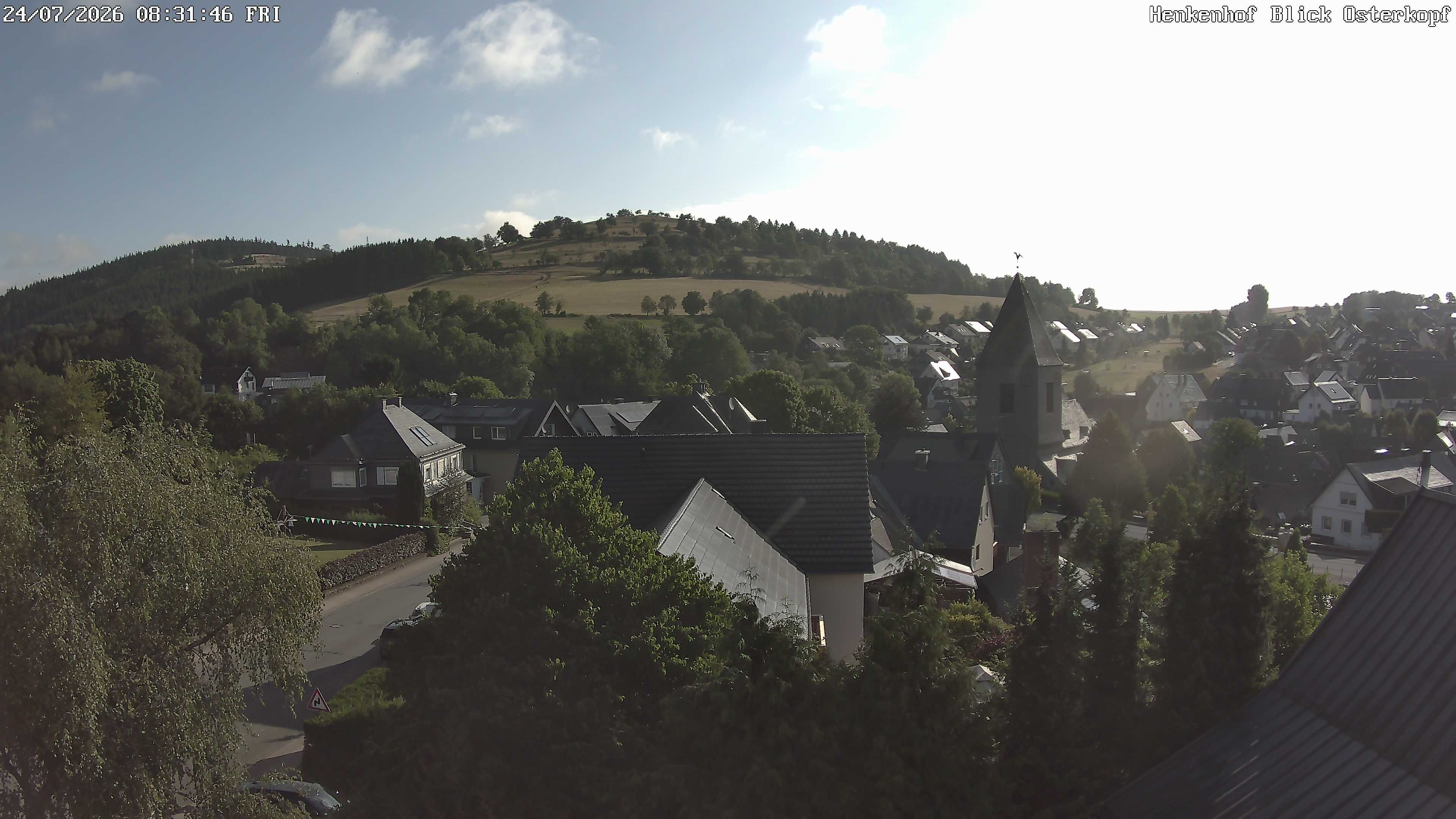 Archived image Webcam Willingen: View Usseln Village