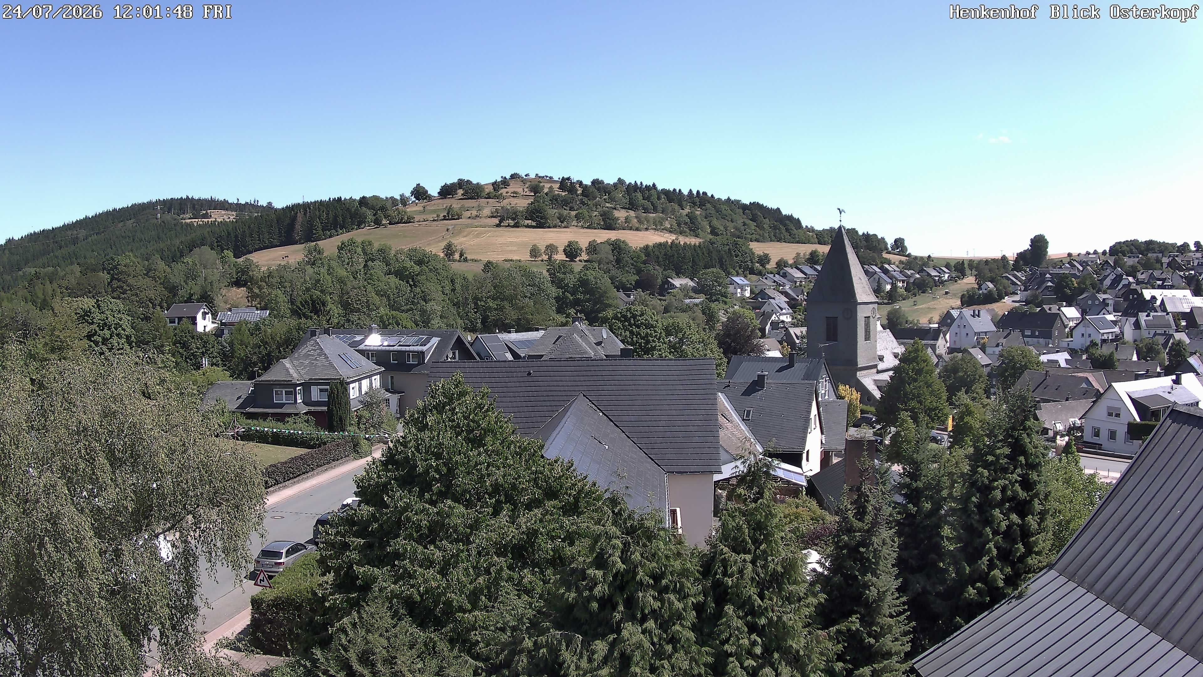 Archived image Webcam Willingen: View Usseln Village