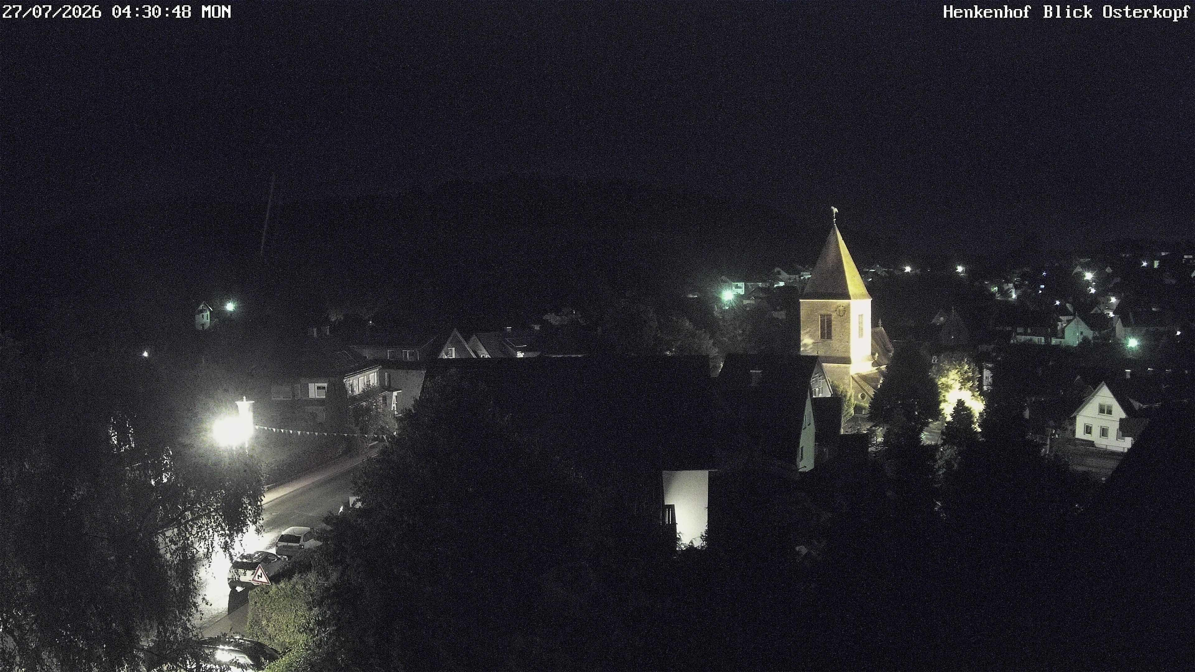 Archived image Webcam Willingen: View Usseln Village