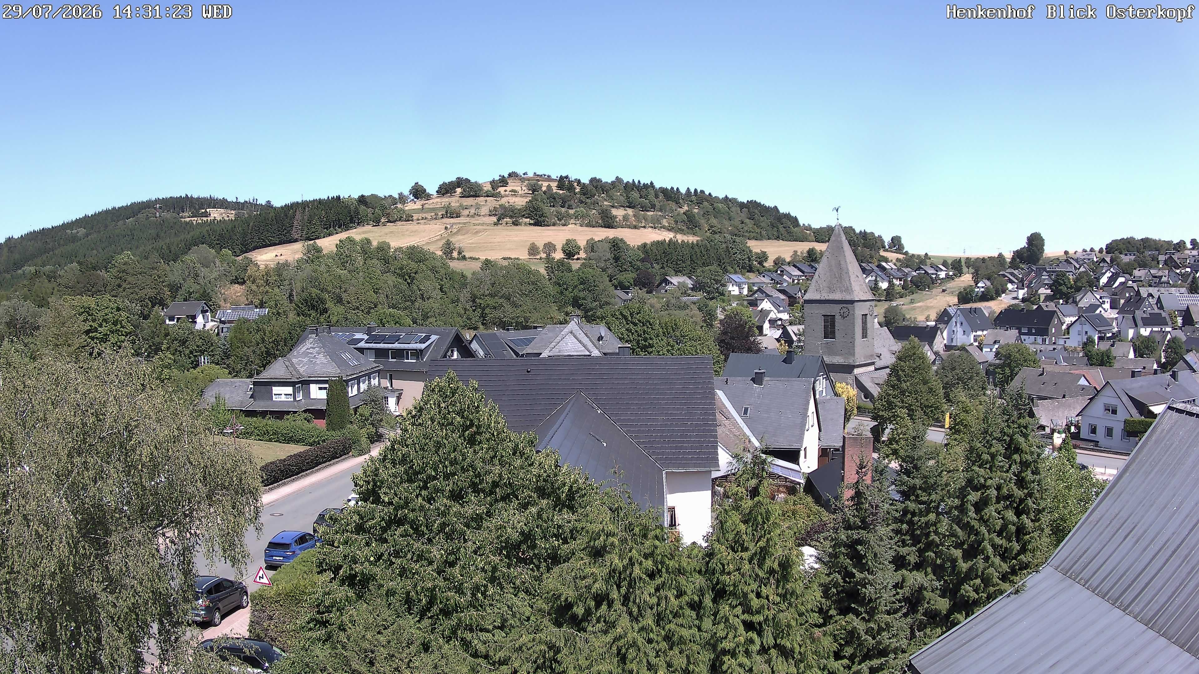 Archiv Foto Webcam Ortsmitte Usseln