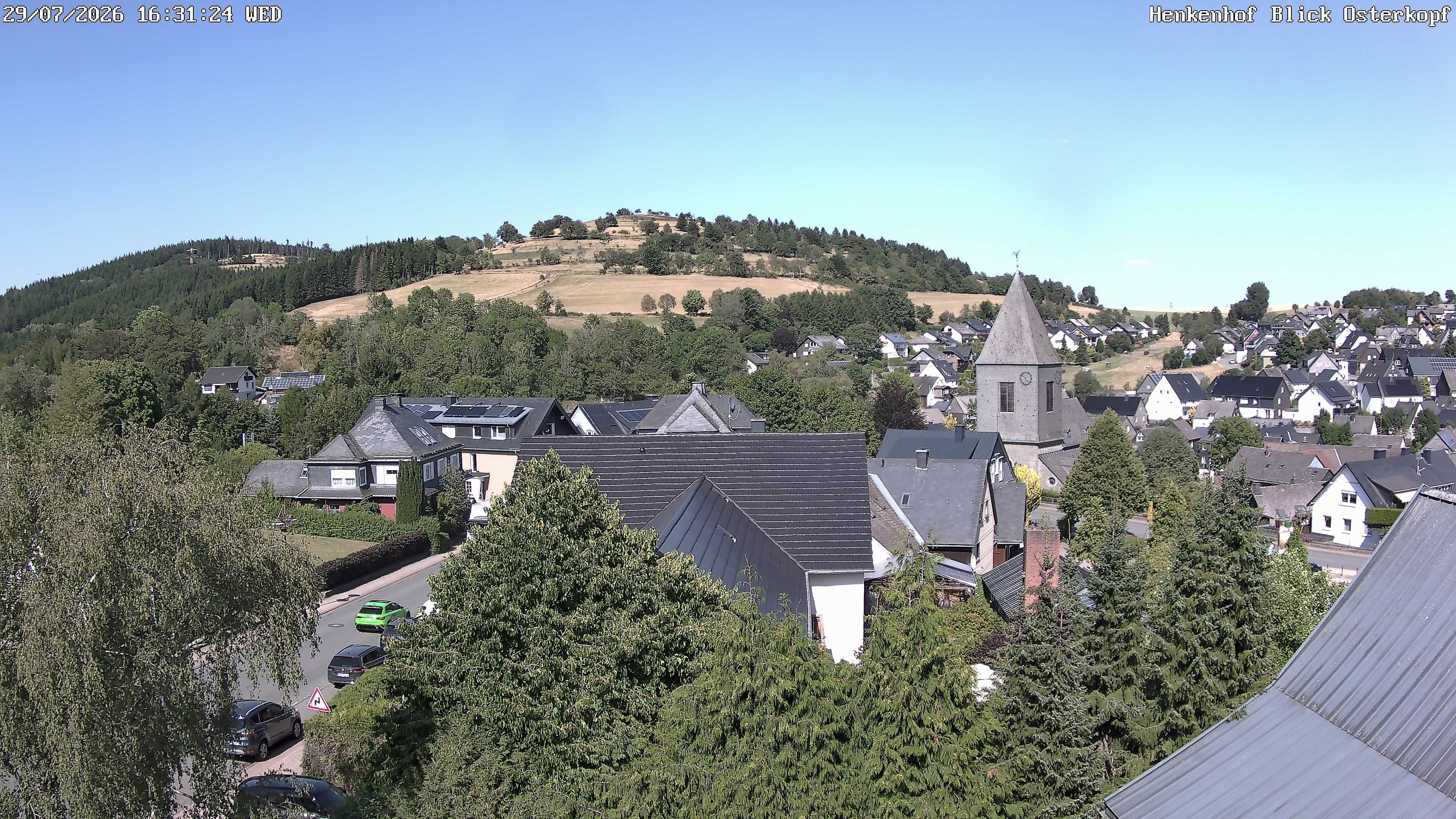Archiv Foto Webcam Ortsmitte Usseln