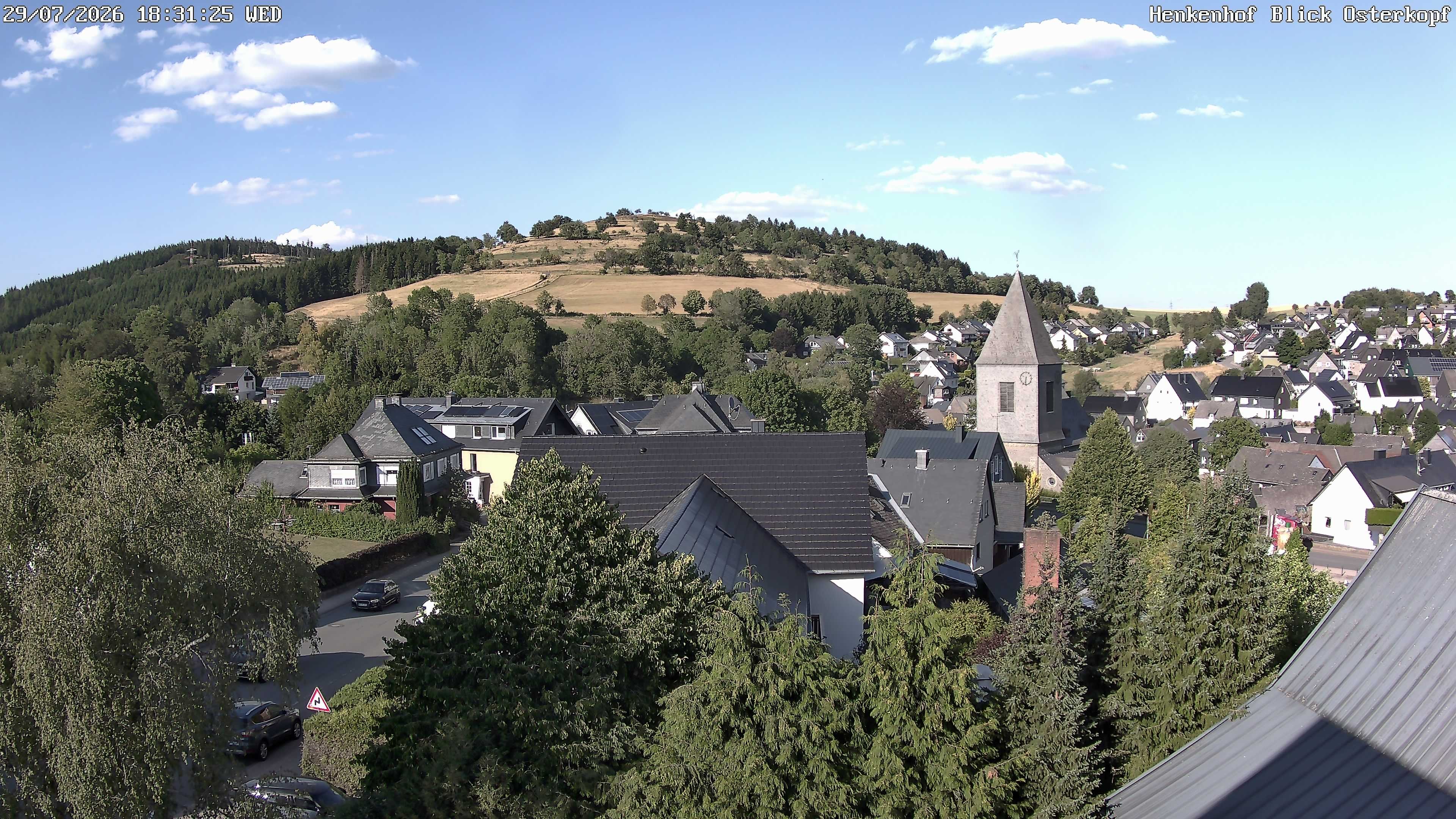 Archiv Foto Webcam Ortsmitte Usseln