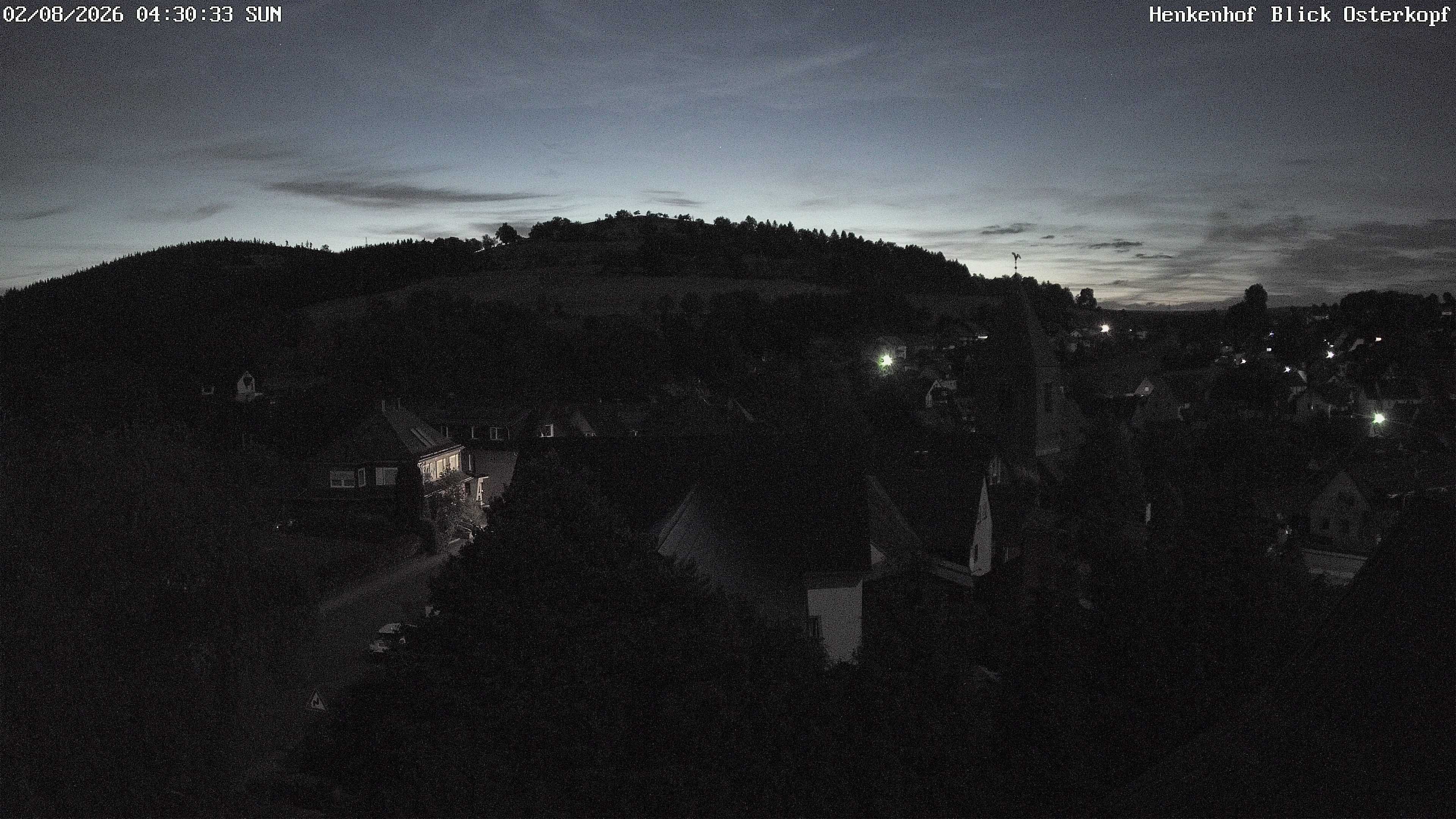 Archived image Webcam Willingen: View Usseln Village