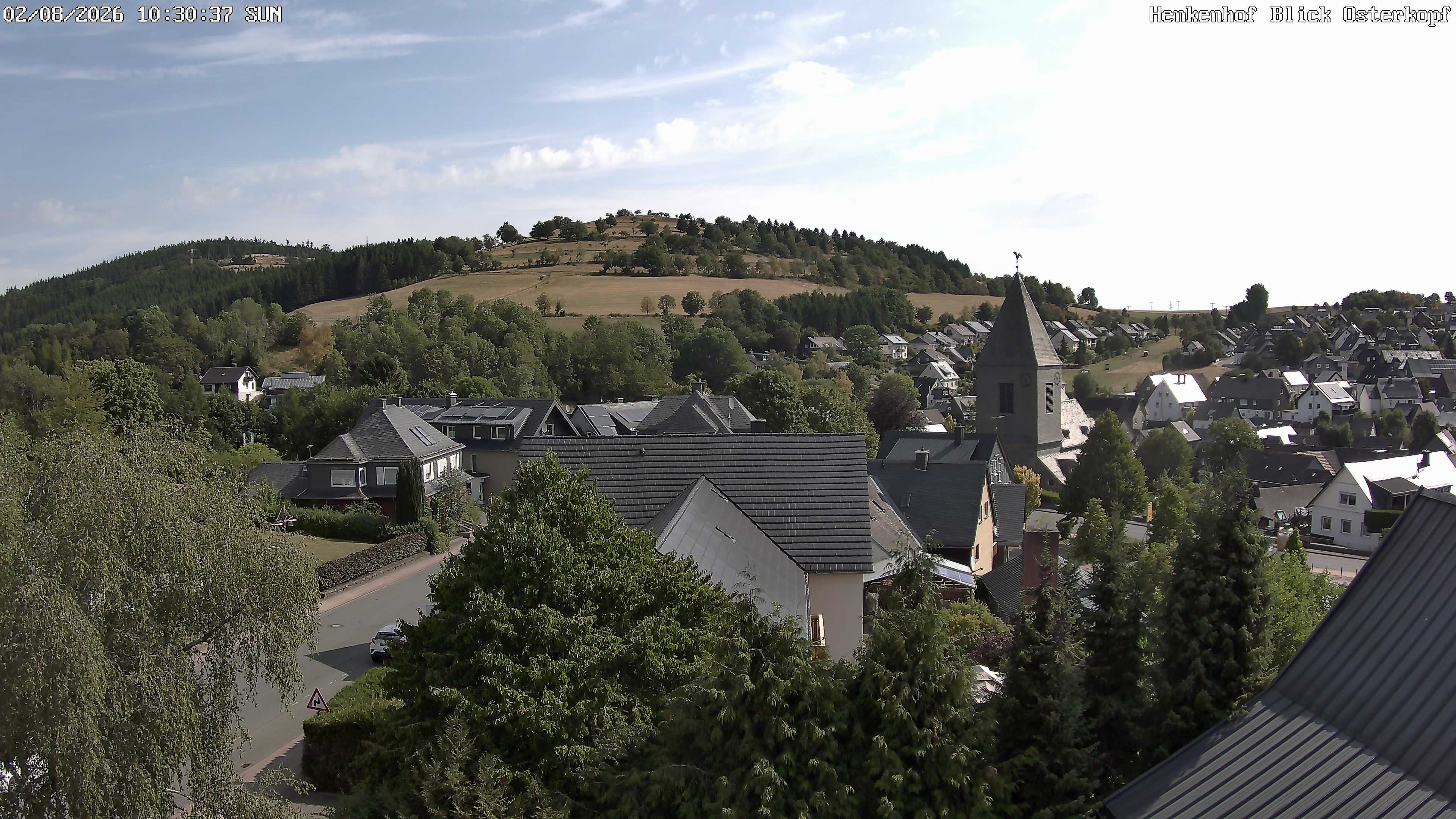 Archived image Webcam Willingen: View Usseln Village