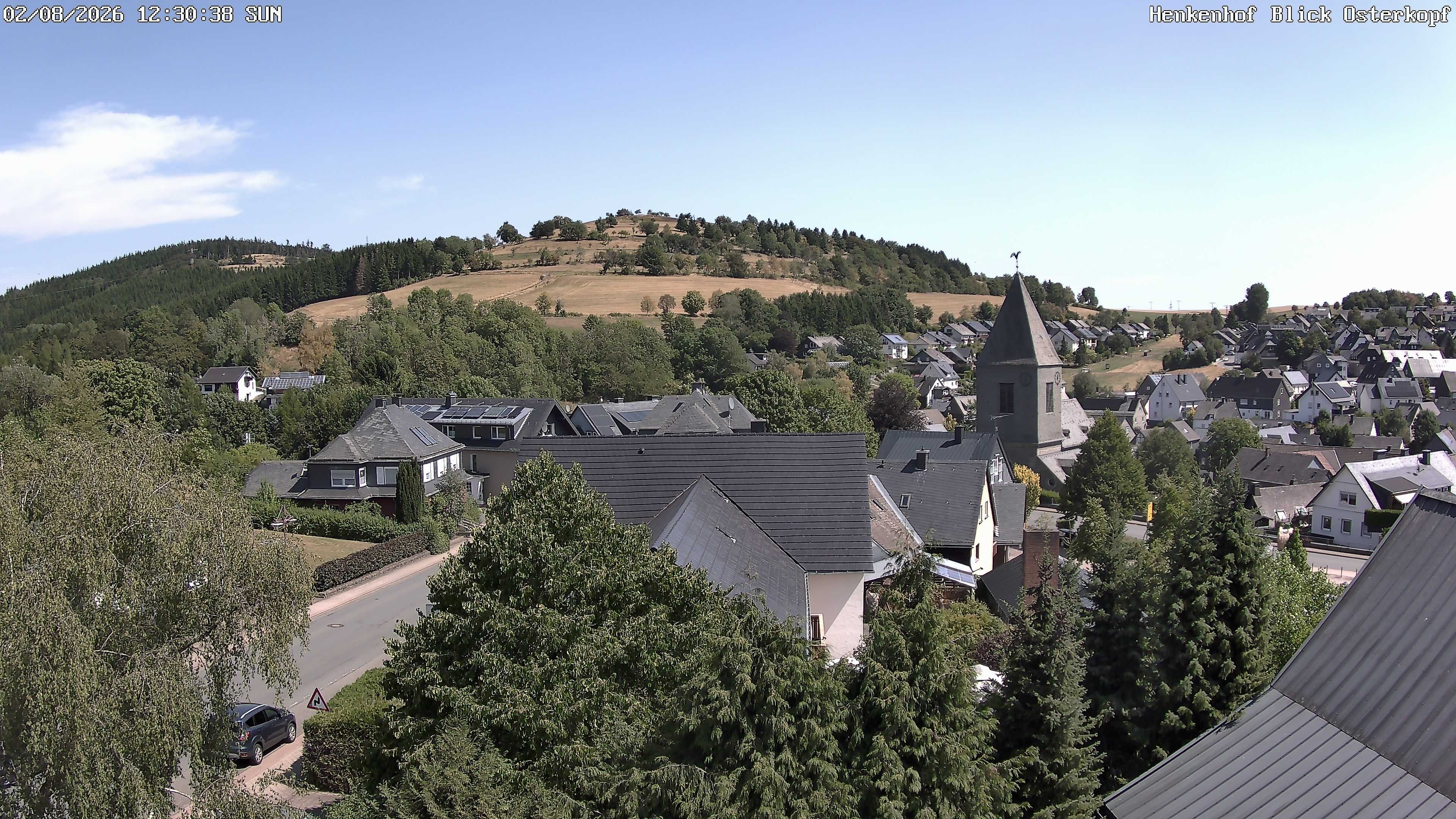 Archived image Webcam Willingen: View Usseln Village