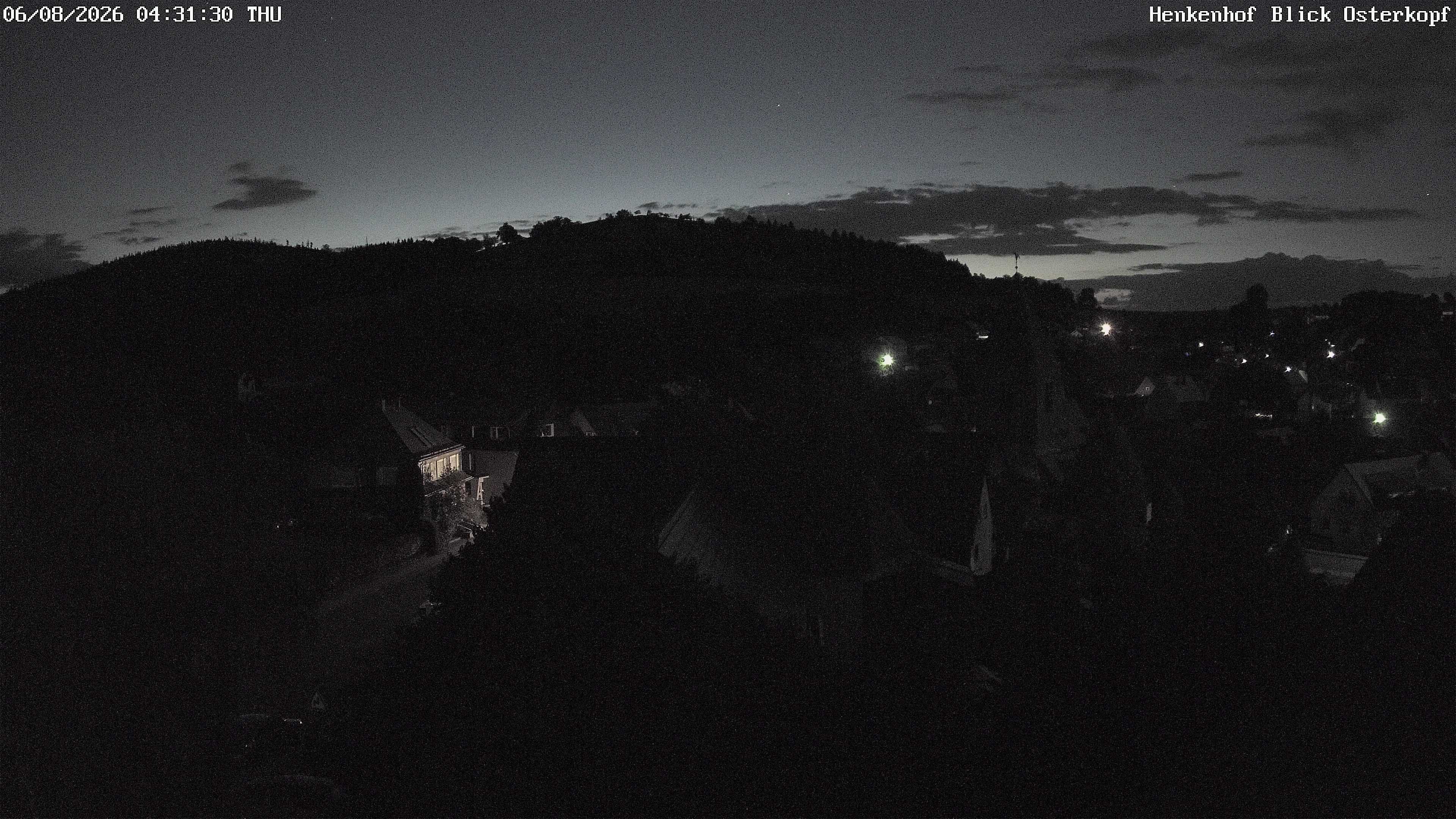 Archived image Webcam Willingen: View Usseln Village