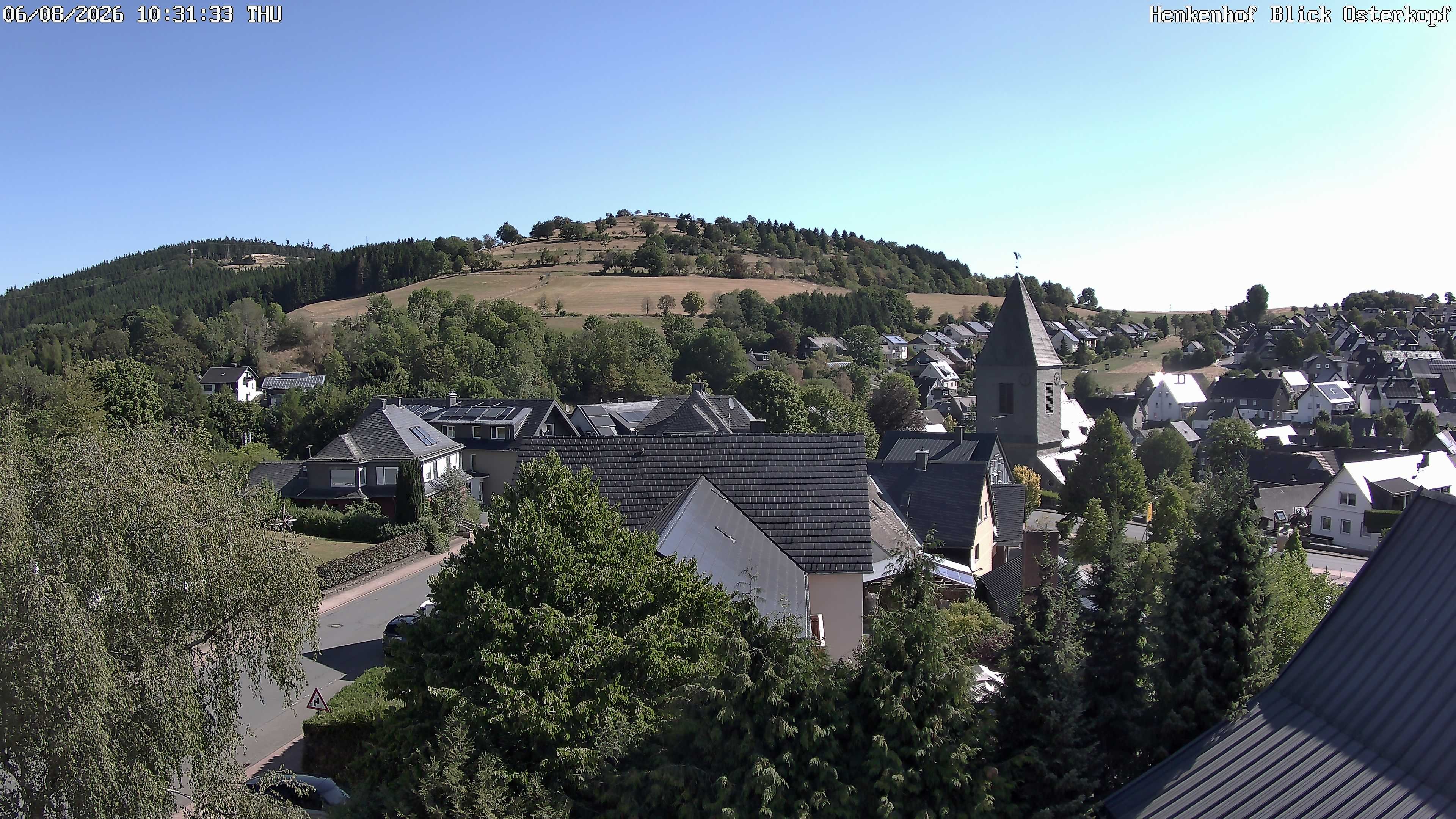 Archived image Webcam Willingen: View Usseln Village