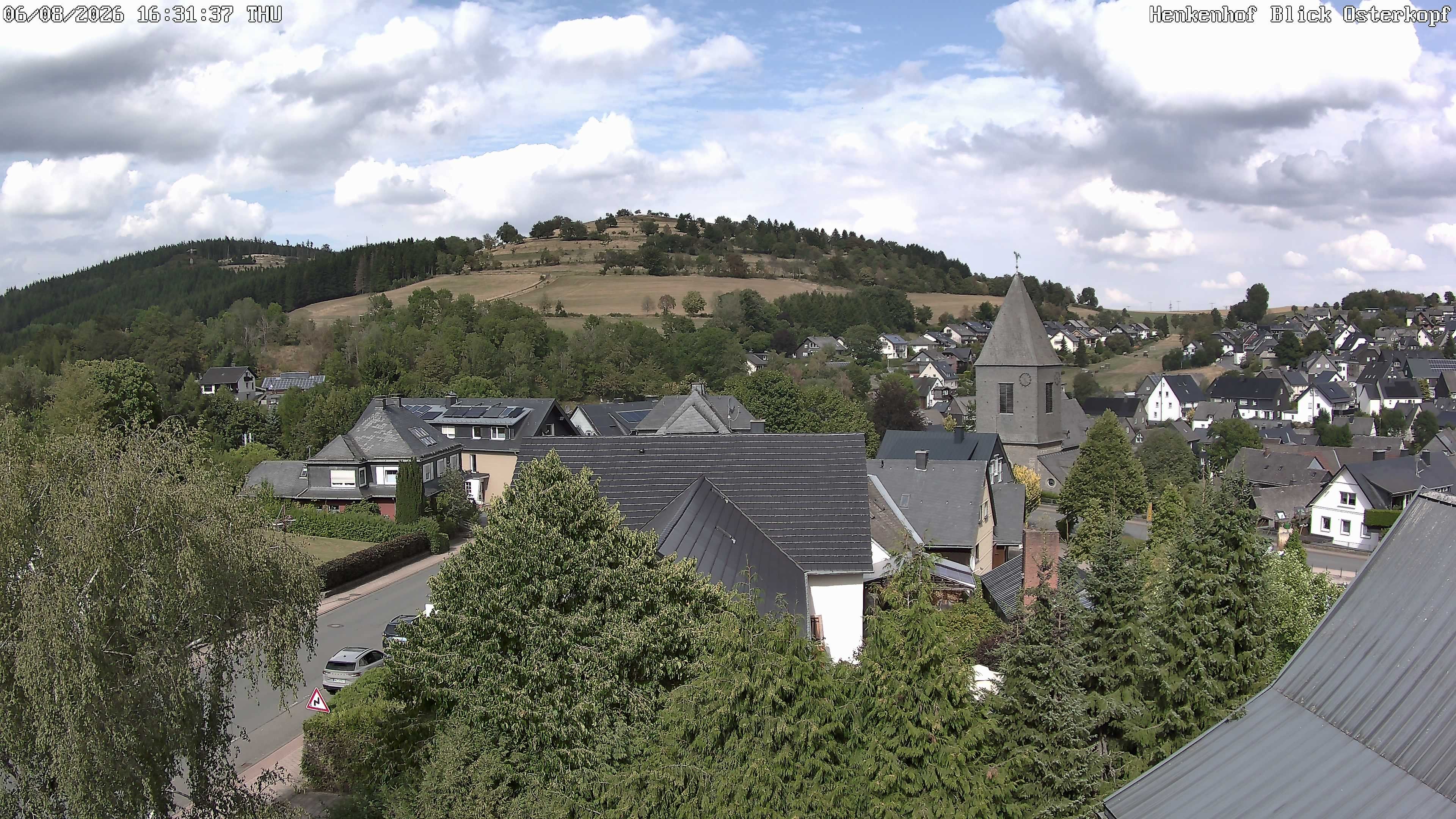 Archiv Foto Webcam Ortsmitte Usseln