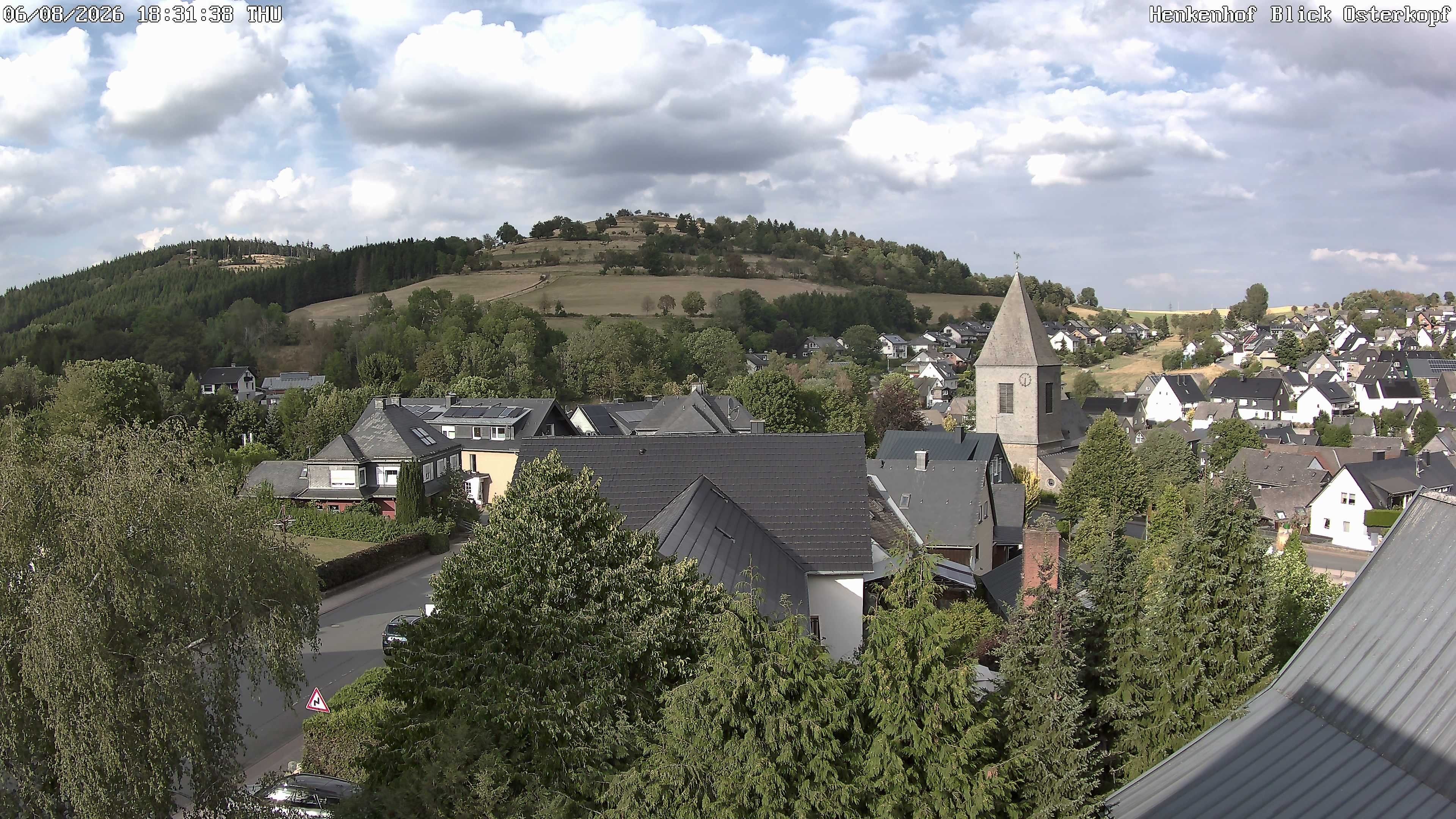 Archiv Foto Webcam Ortsmitte Usseln
