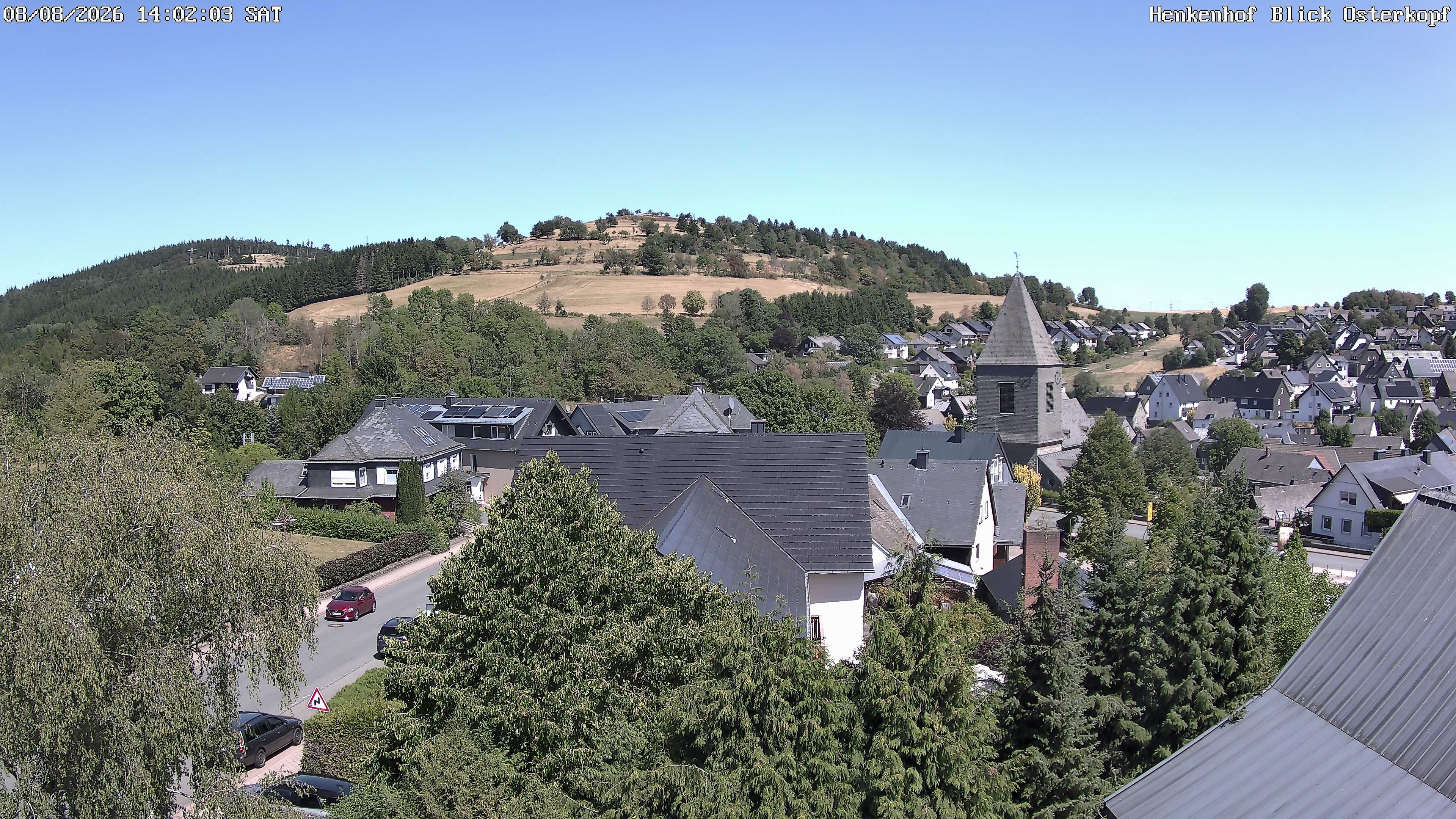 Archiv Foto Webcam Ortsmitte Usseln
